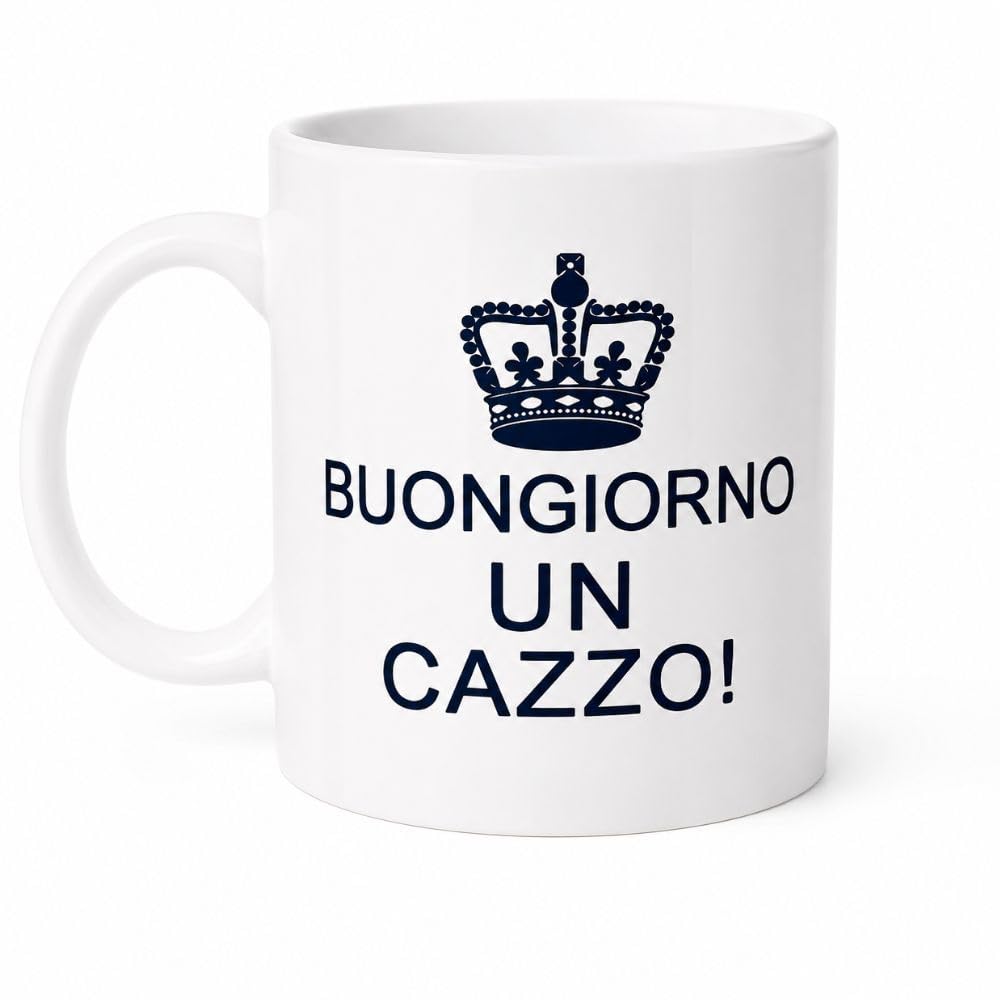 Cecaro Group mug ceramica 325 ml set 2 tazze scritta divertente