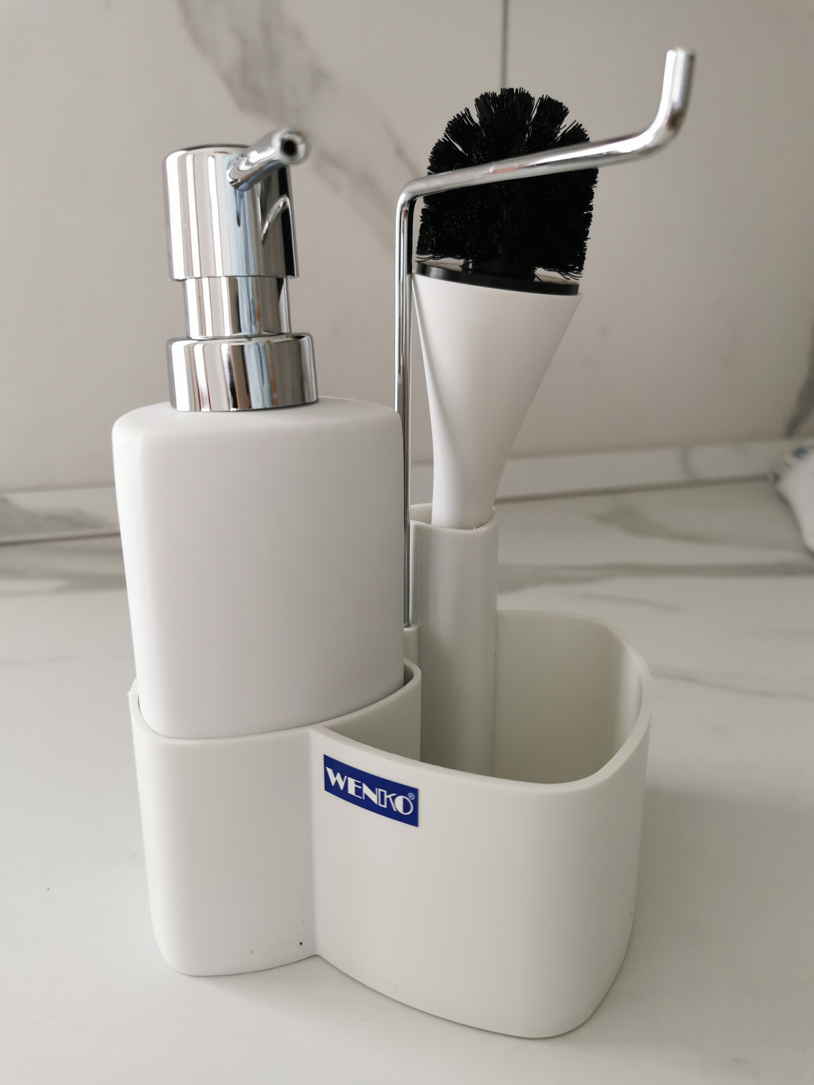 Wenko Empire Set Lavapiatti Ceramica Nero 0,25 l