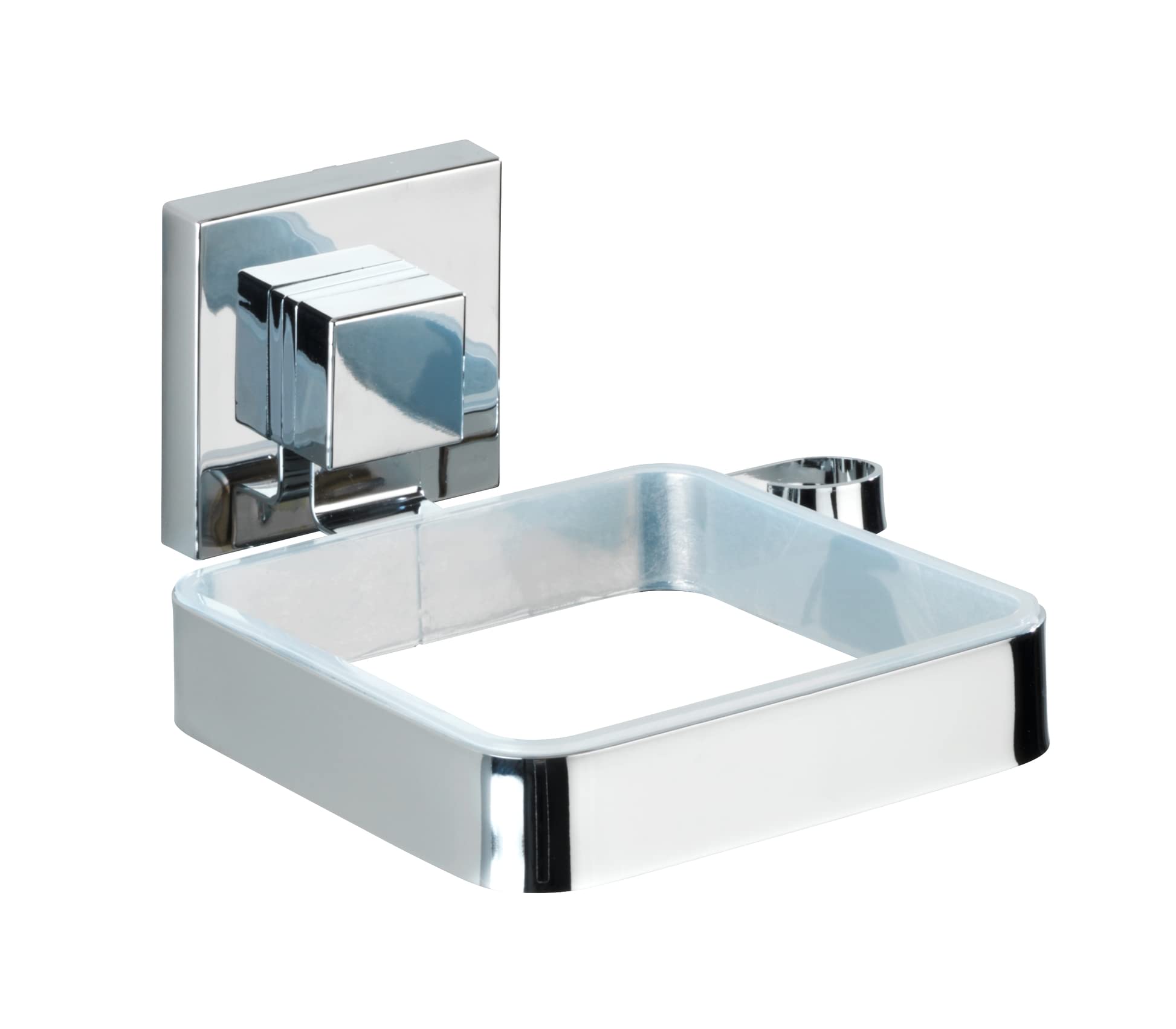 Wenko Vacuum-Loc Quadro portaphon acciaio inox senza forare