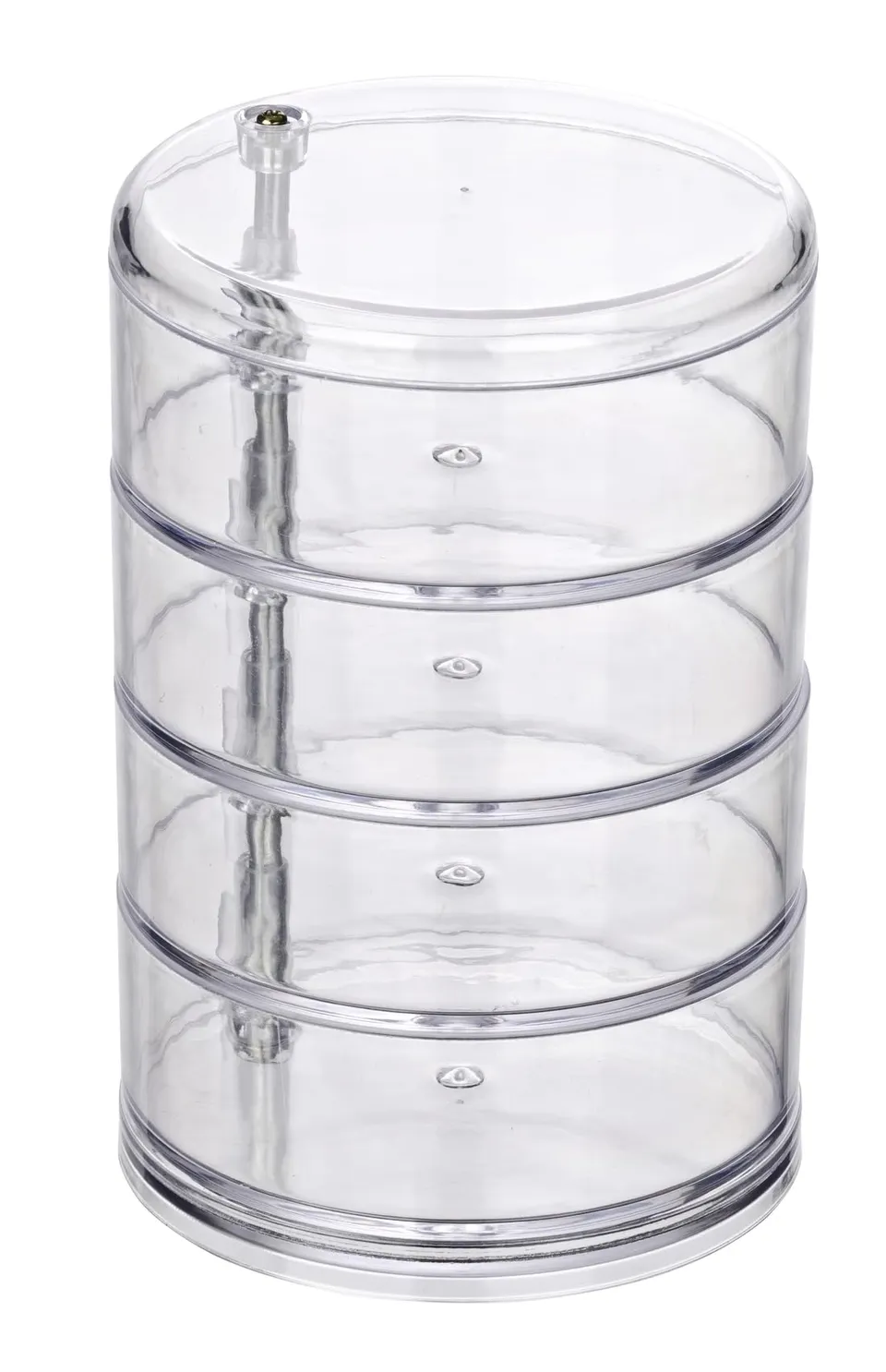 Wenko Torre organizer cosmetici trasparente