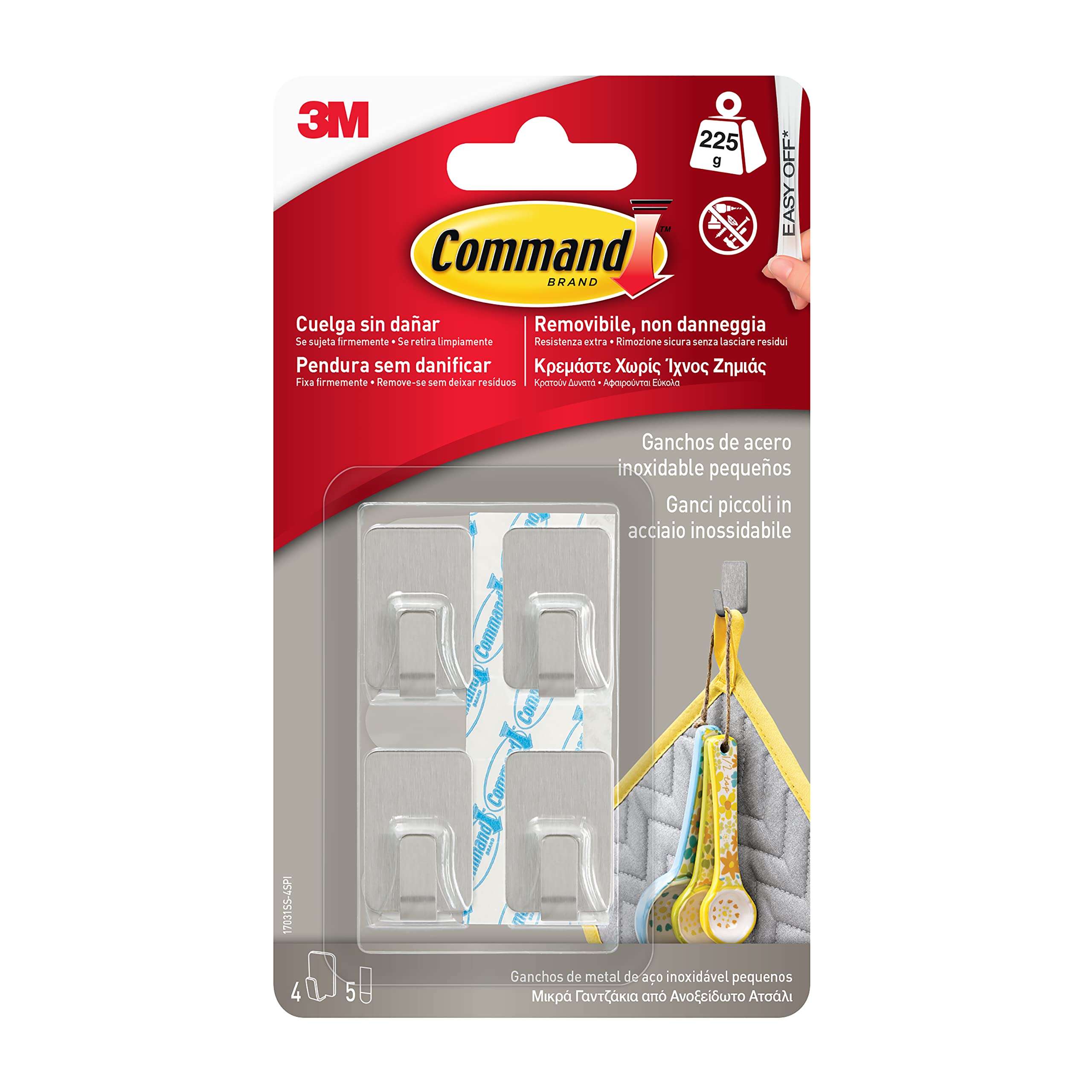 Command 17031SS Gancio Acciaio Inox Argento