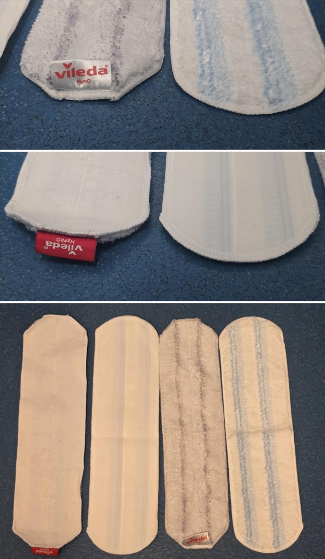 Quelcc Panni Microfibra Ricambio Vileda H2PrO 6 Pezzi