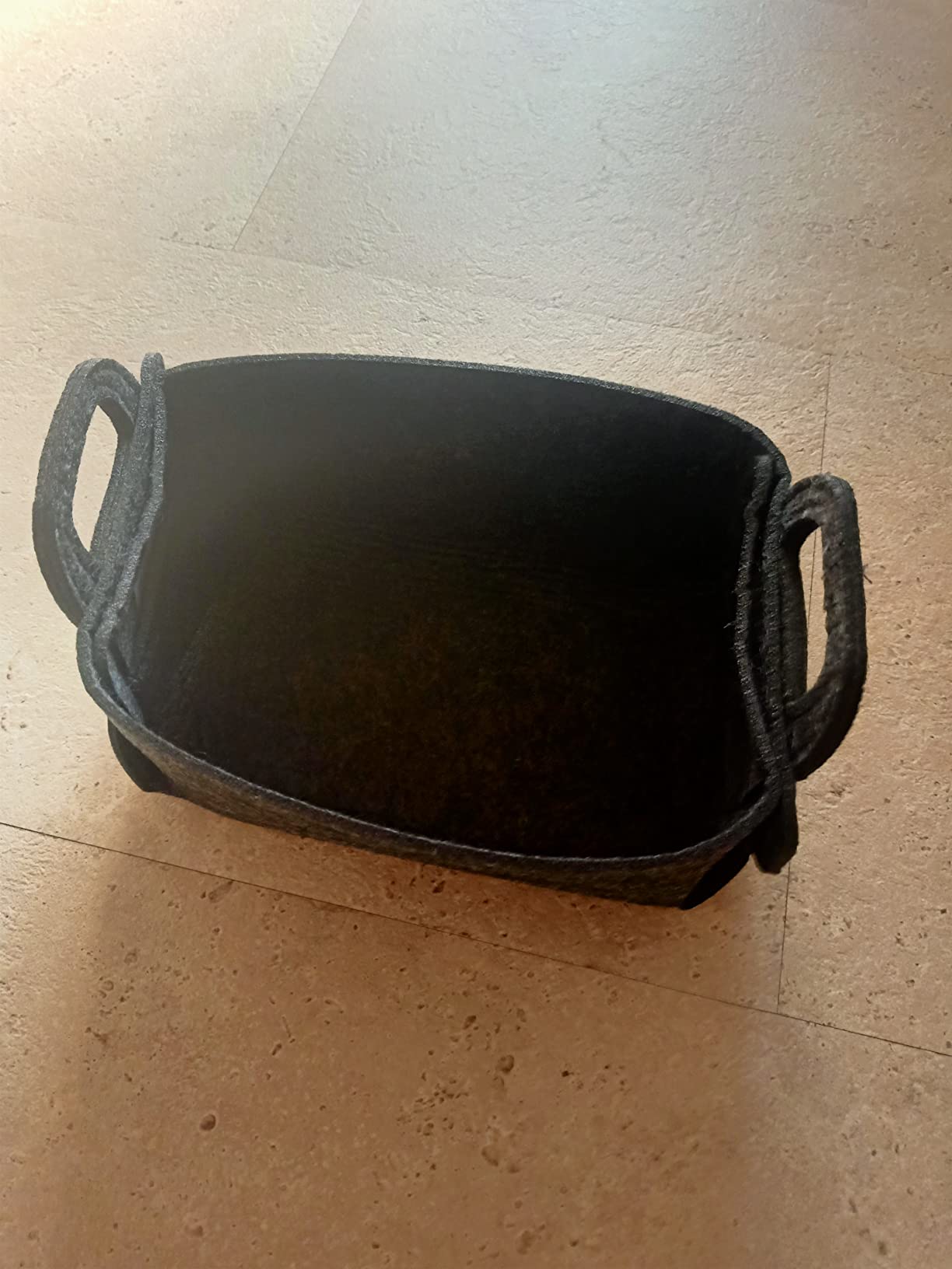 Wenko Nina S cestello feltro grigio chiaro 2 pezzi pieghevole
