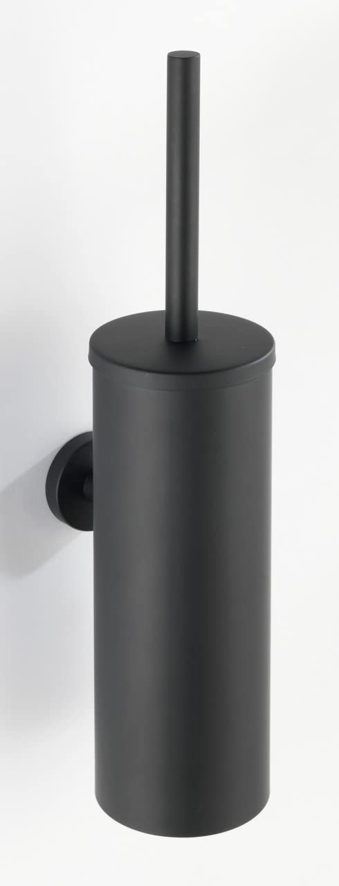 Wenko Bosio set toilette nero opaco acciaio