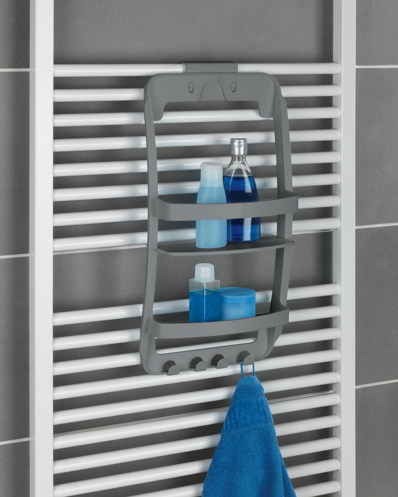 Wenko Universal scaffale bagno 2 piani antracite
