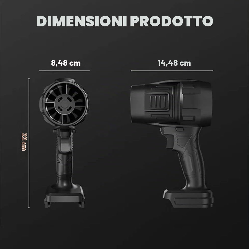 Cecaro Group mini soffiatore batteria 48V senza fili giardino