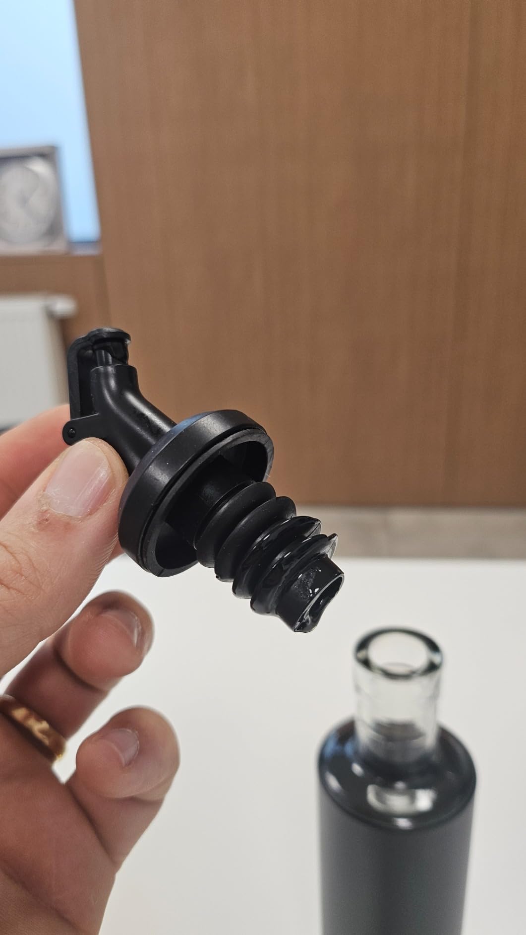 Wenko Boga oliera vetro 300 ml nero