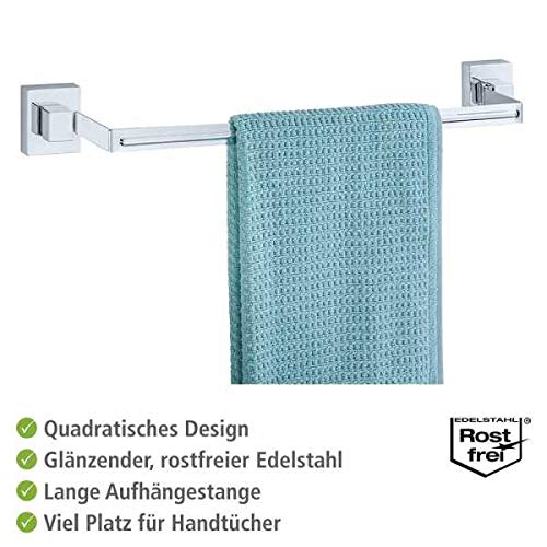 Wenko Quadro 22684100 portasciugamani inox 60,5 cm