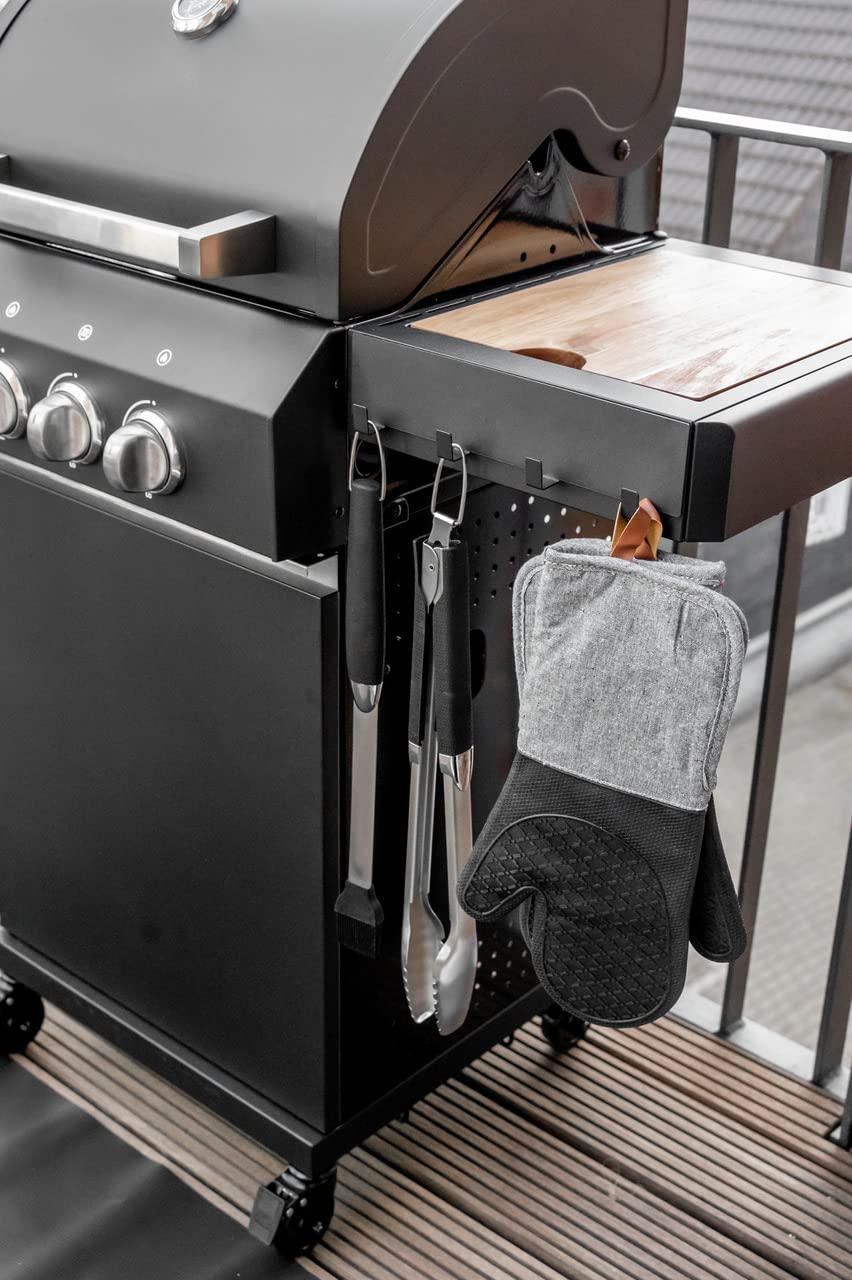 Wenko Black Outdoor Kitchen Ada guanti barbecue 2 pezzi