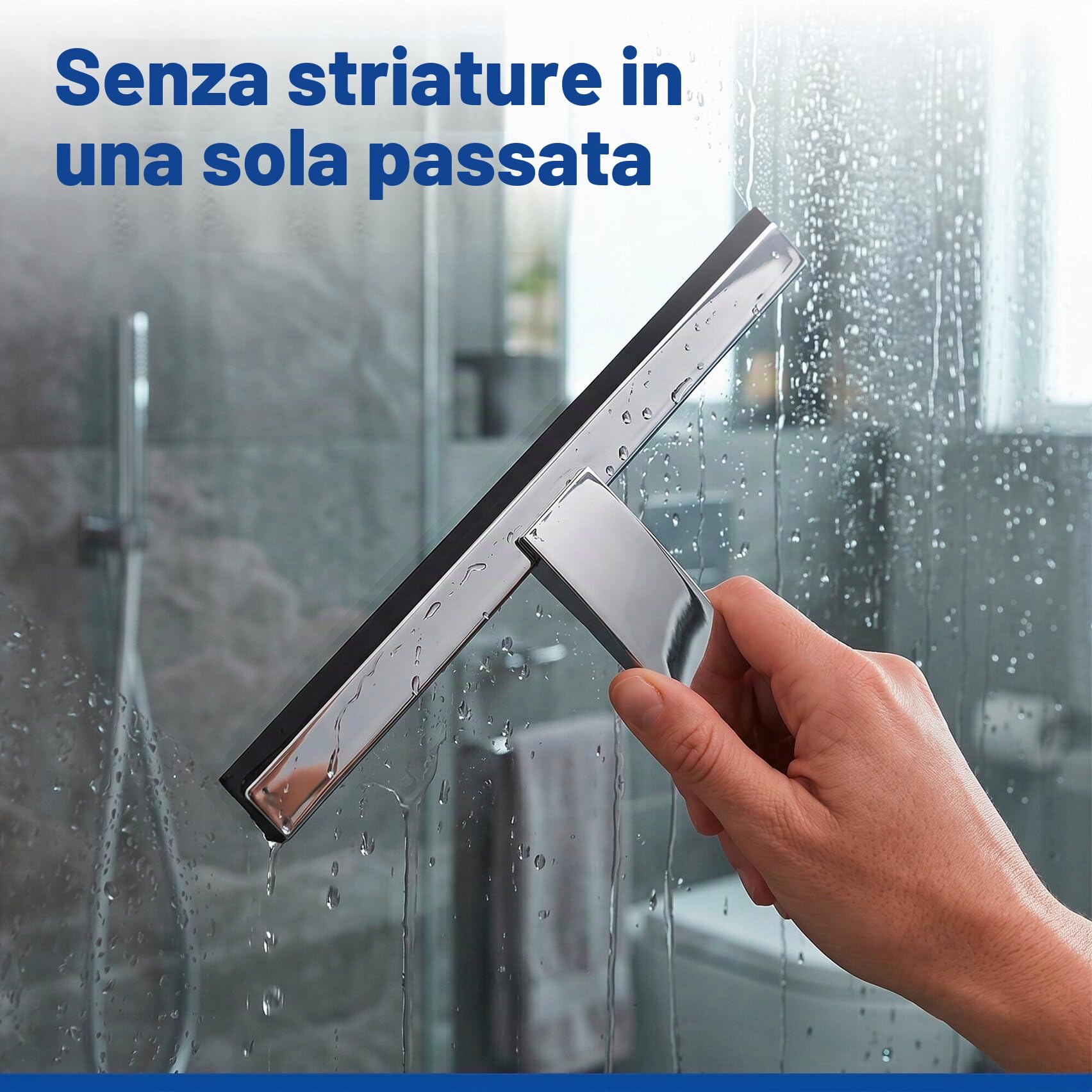 WENKO Gela tergidoccia vetro zinco lucido 24 cm