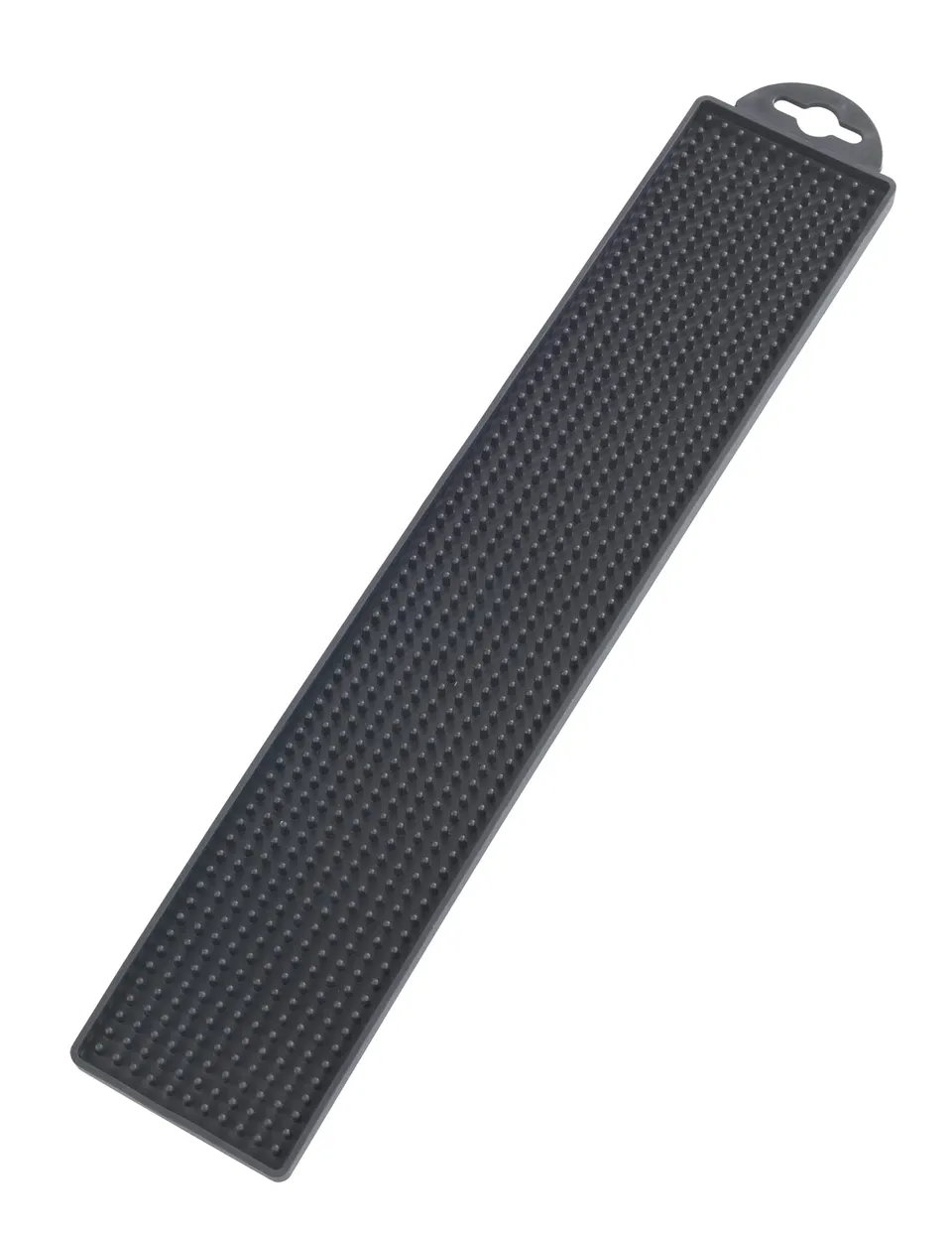 Wenko 54700100 Tappetino Scolapiatti Nero 42x8 cm Antiscivolo