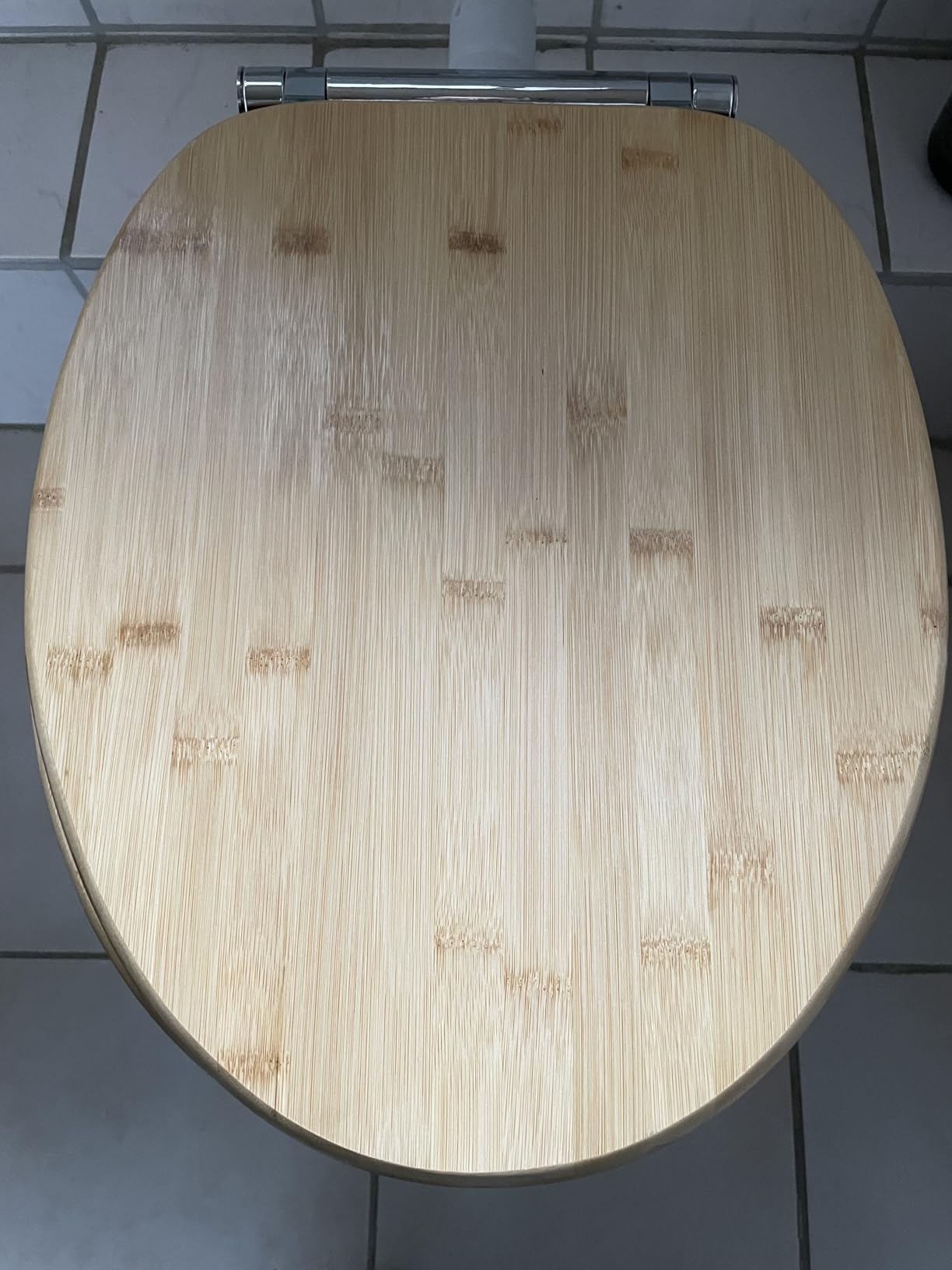 Wenko Bambusa sedile wc bambù easy-close 34,5 cm