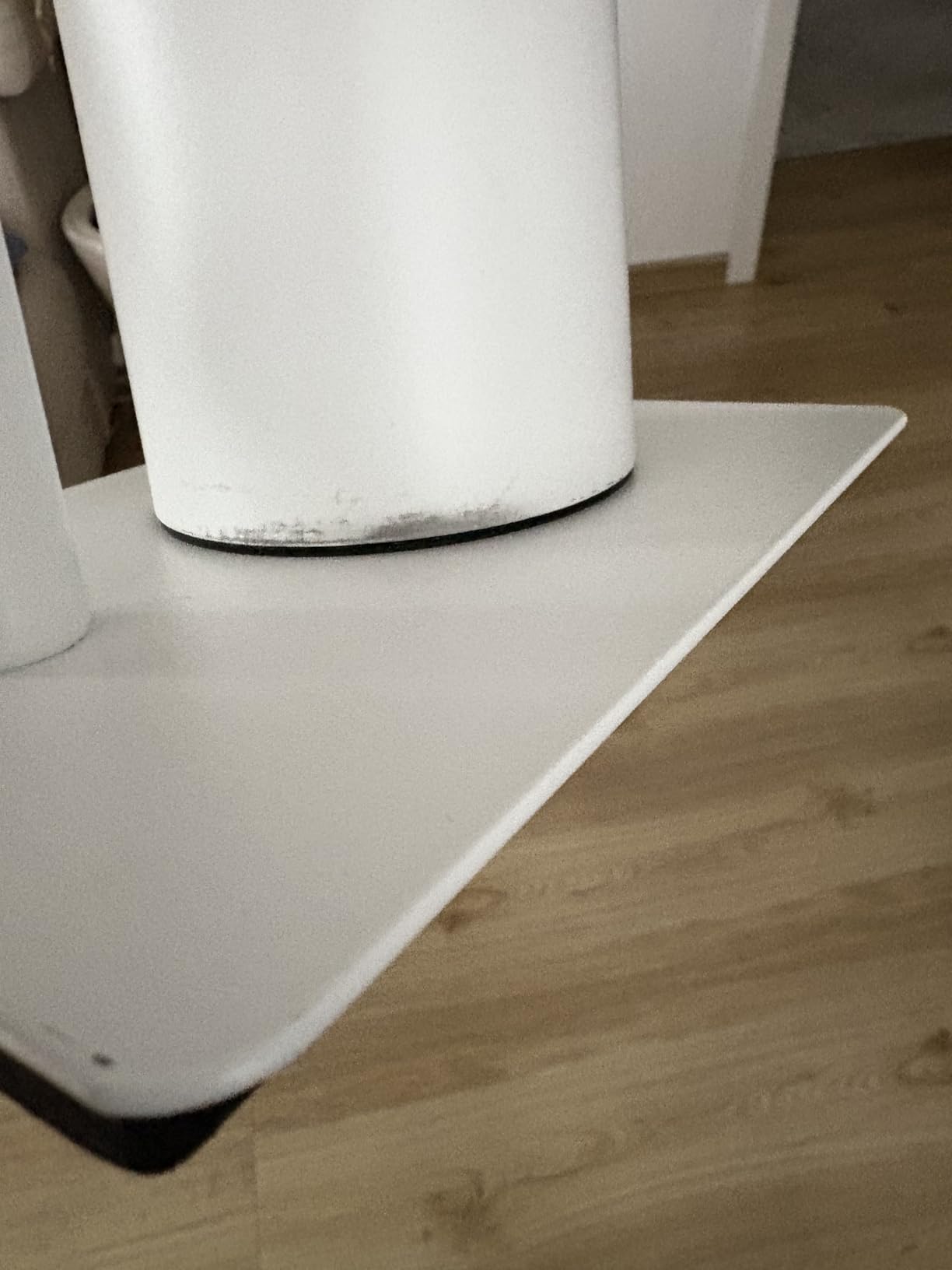 Wenko Hella scopino WC con portarotolo acciaio bianco