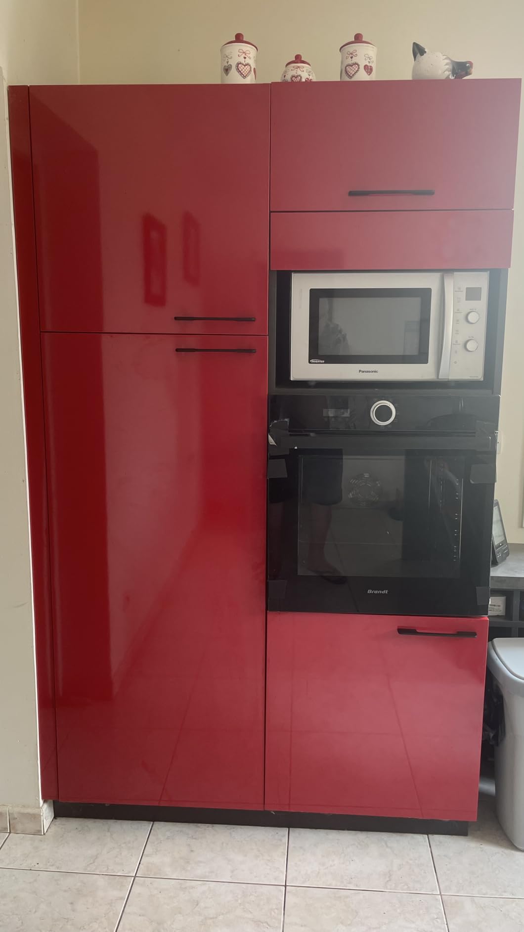 Lxoraziy Maniglie Cucina 160 mm 6 Pezzi Nere Zinco