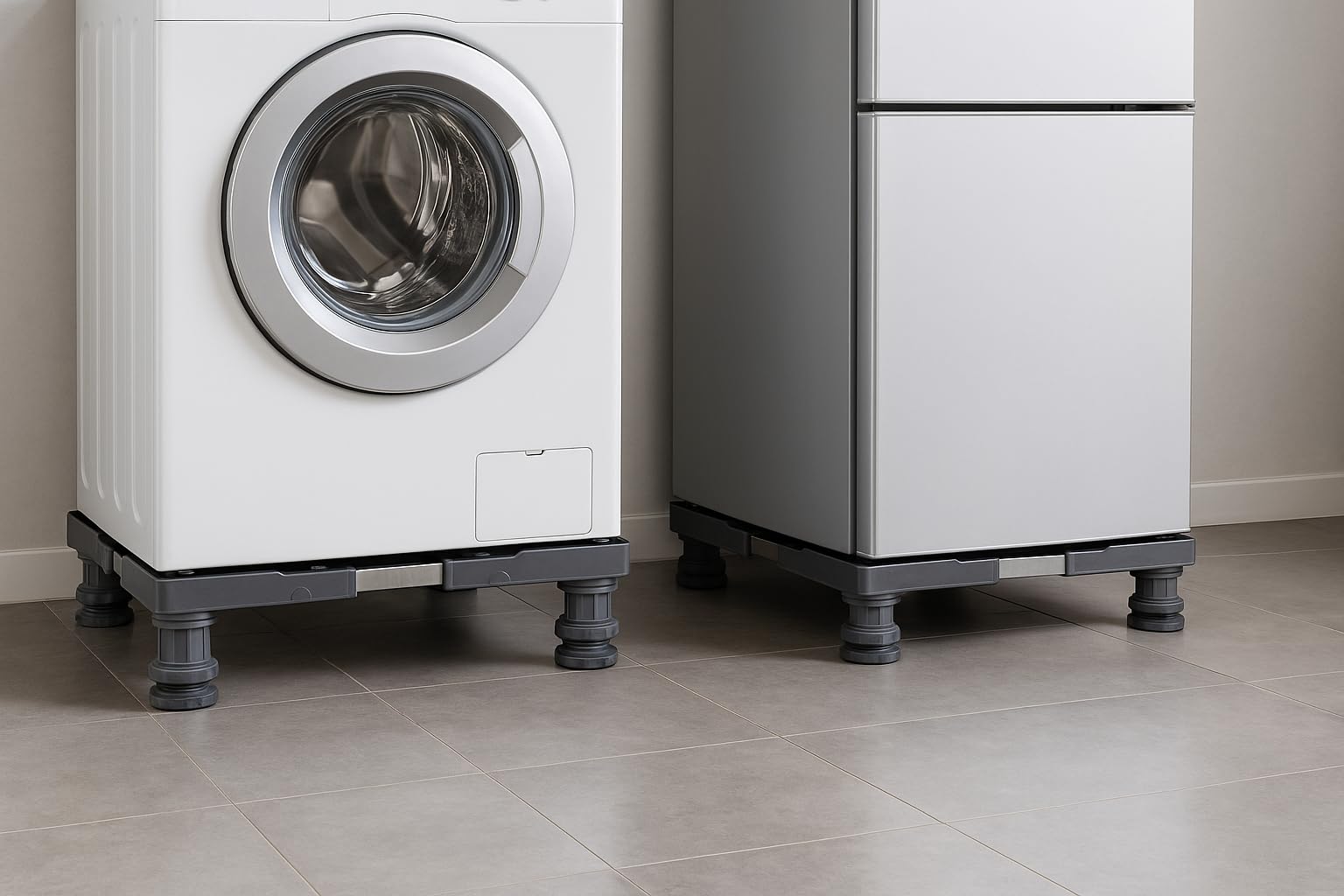 Cecaro Group Base Regolabile supporto lavatrice 100 kg