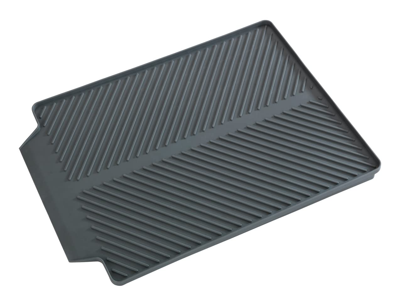Wenko Linea Tappetino Scolapiatti Grigio 40x30 cm TPR