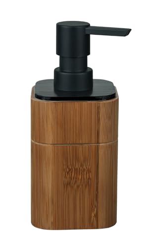 Wenko Serro dosatore sapone 200 ml bambù nero