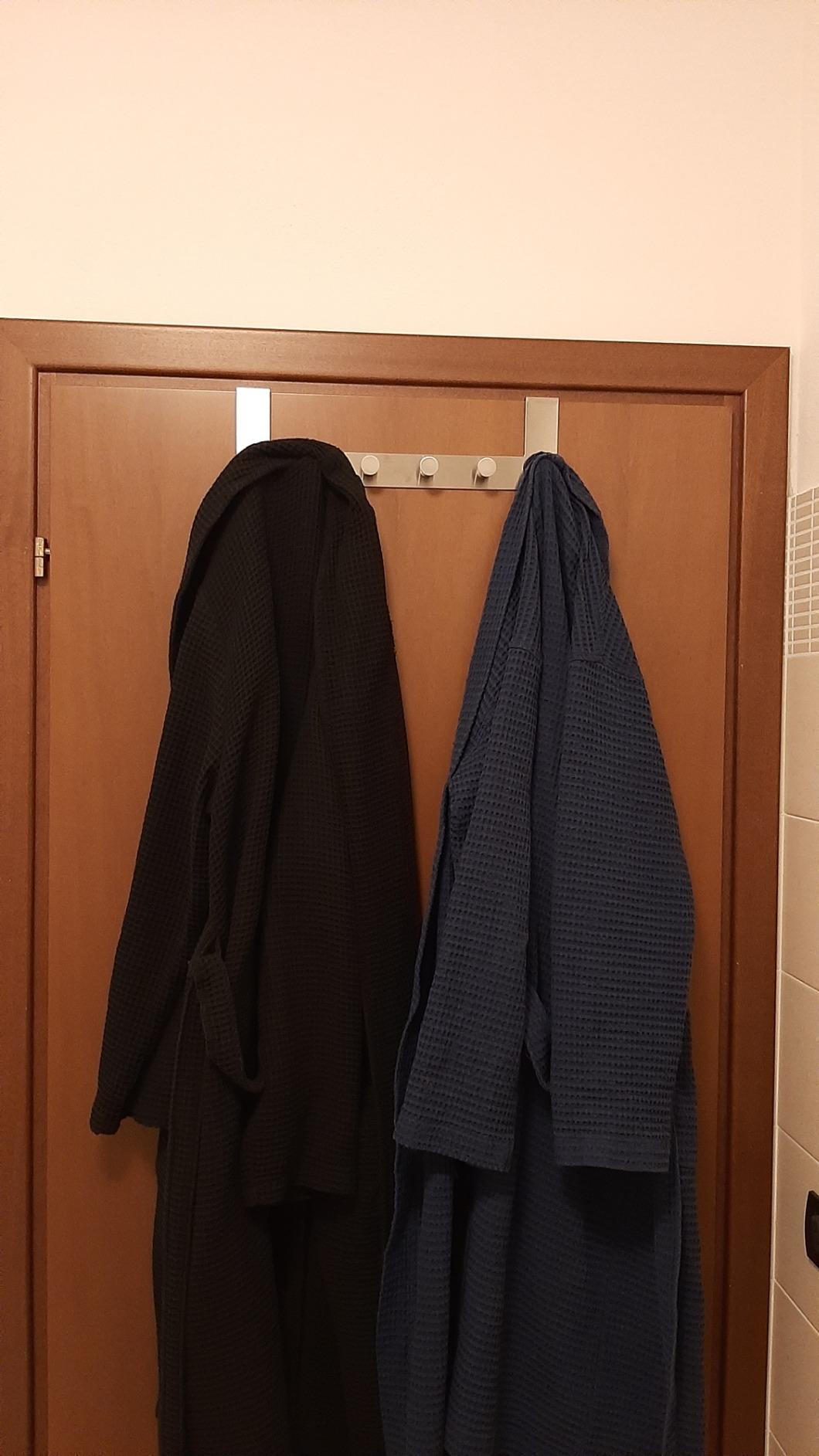 Wenko Celano attaccapanni da porta 6 ganci inox opaco