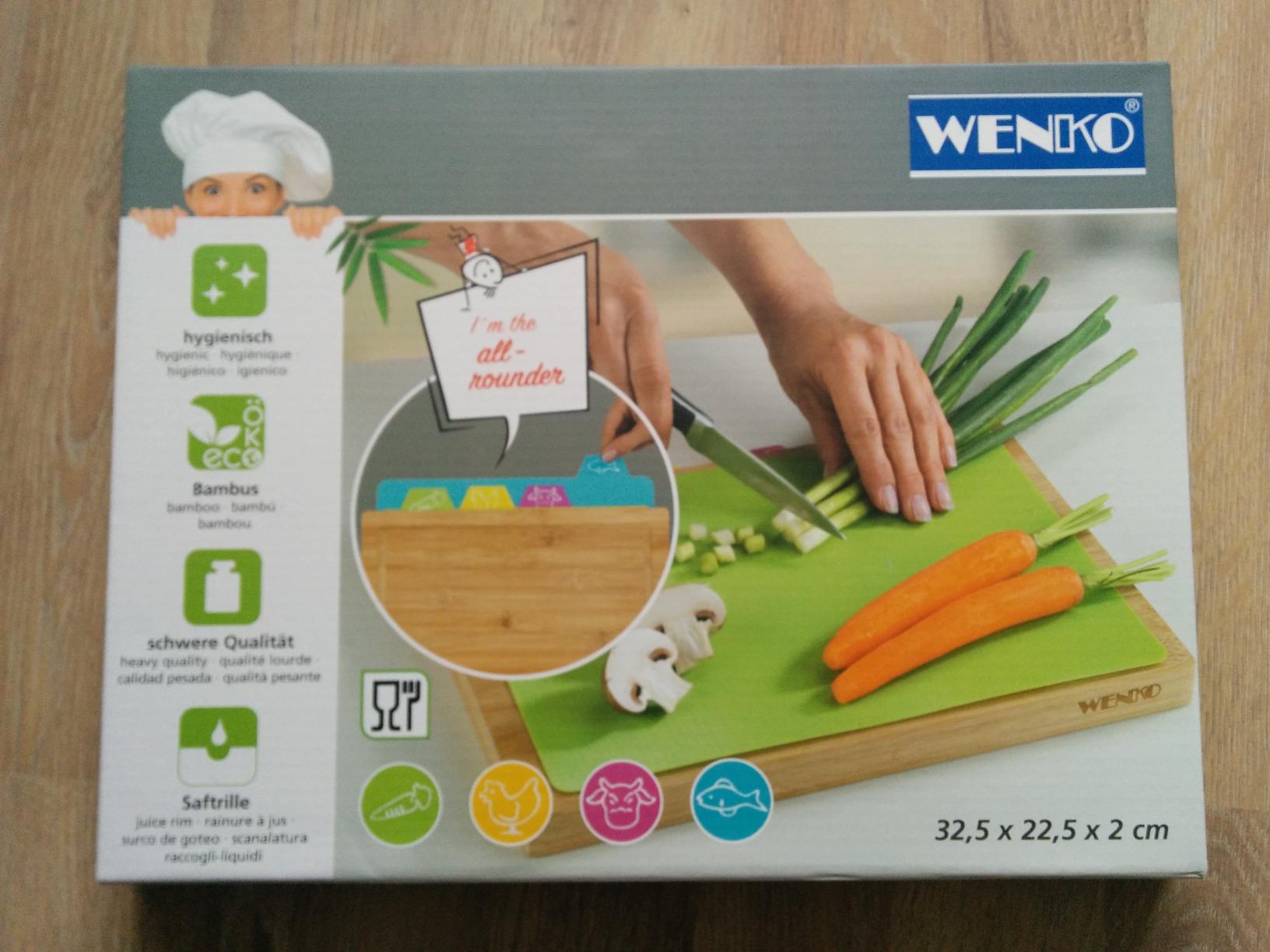 Wenko Bella tagliere bambù 4 superfici