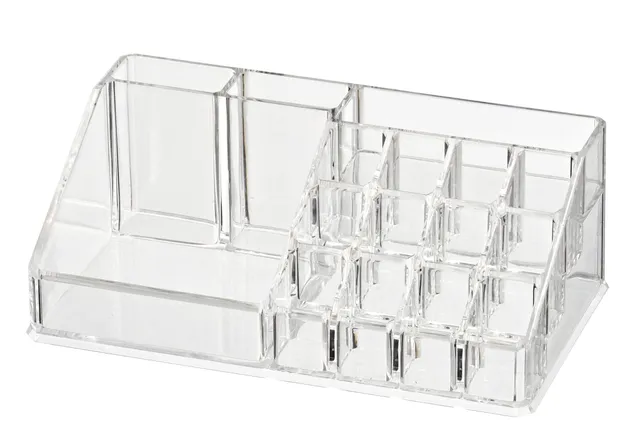 Wenko organizer cosmetici trasparente 16 scomparti