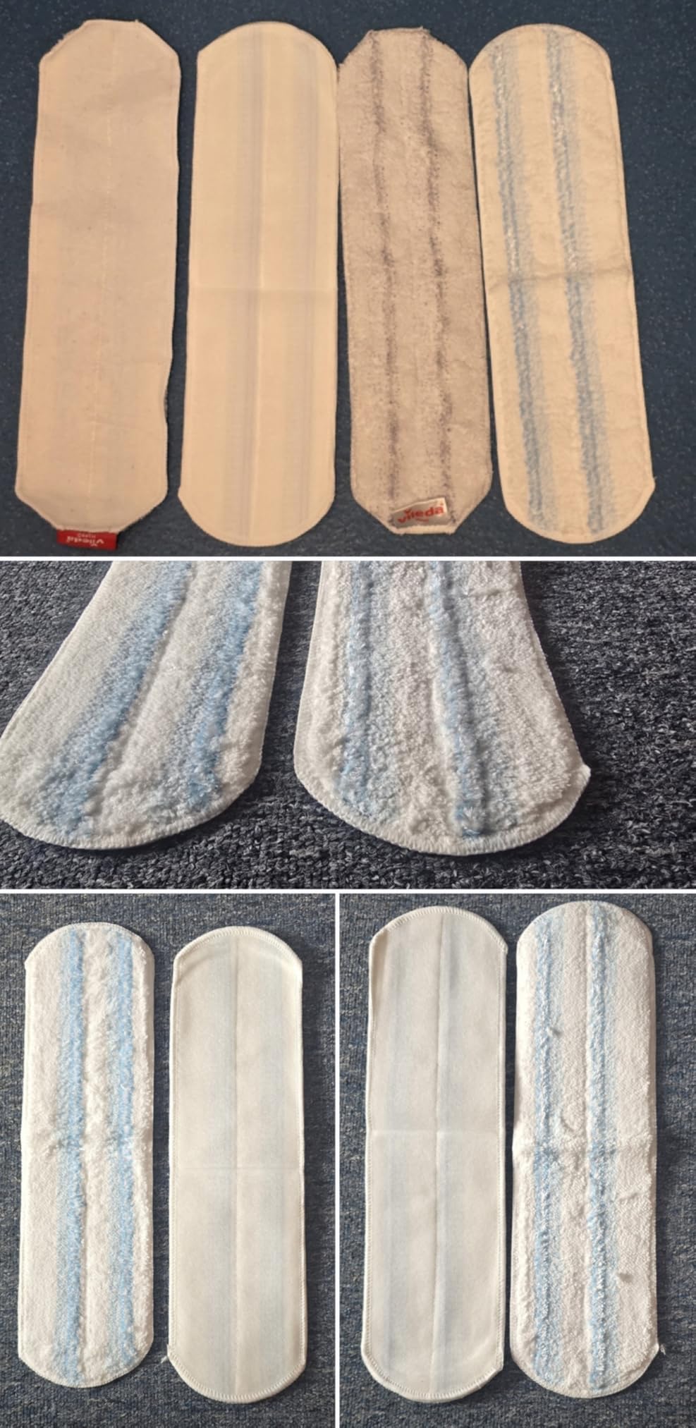 Quelcc Panni Microfibra Ricambio Vileda H2PrO 6 Pezzi
