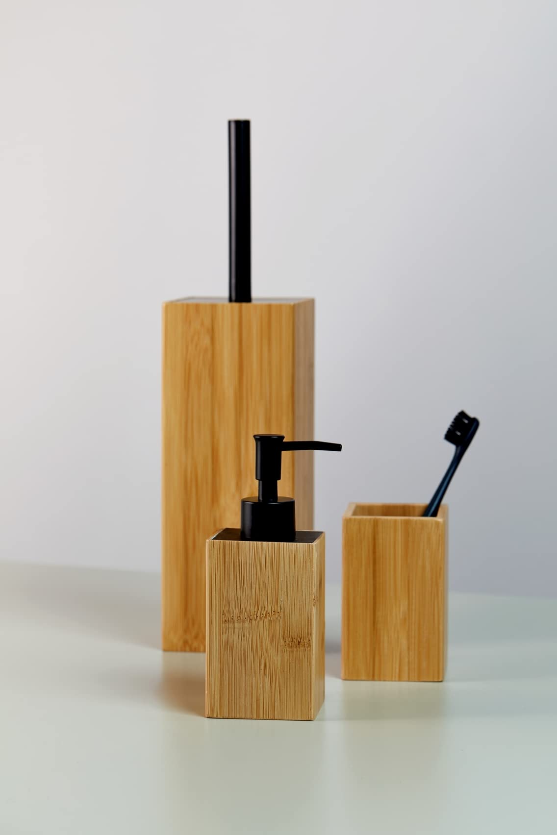 WENKO Padua 23983100 portaspazzolini bambu
