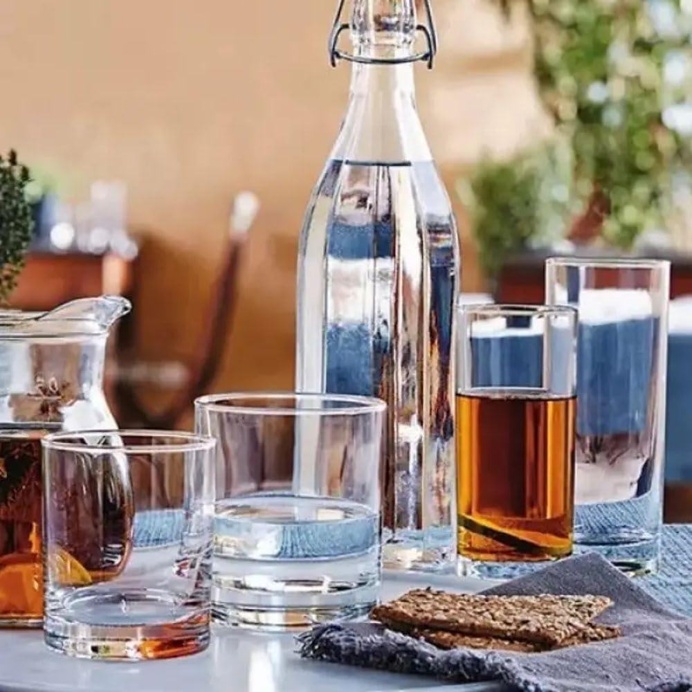 Cecaro Group Set 6 Bicchieri Acqua Vetro 275 ml Trasparenti