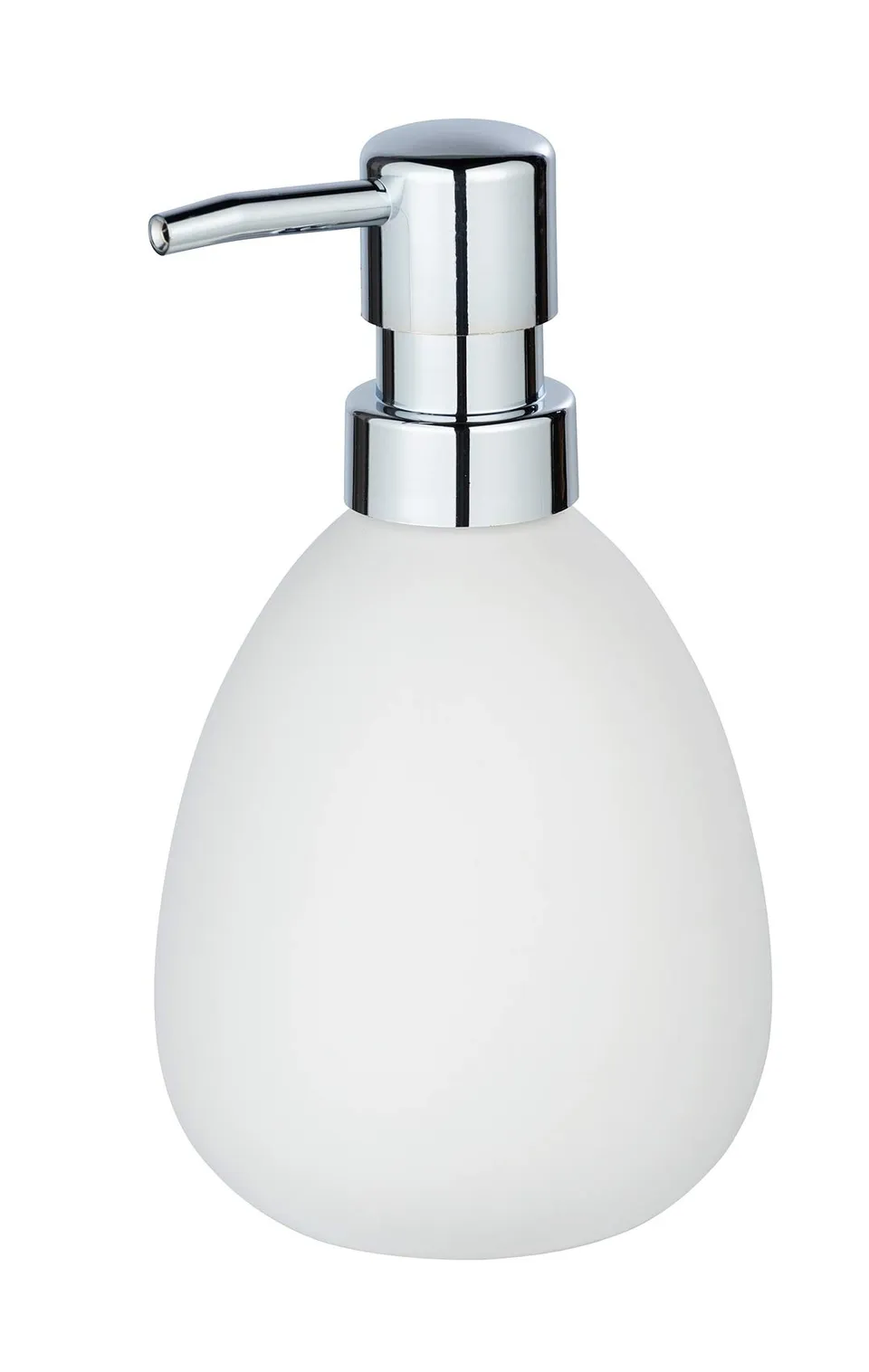Wenko Polaris dosatore sapone ceramica bianco opaco 390 ml