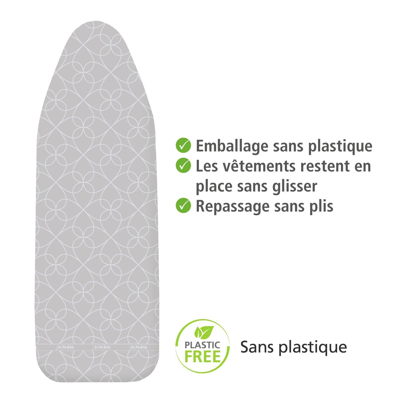 Wenko Alu S copriasse stiro cotone 112x33 cm