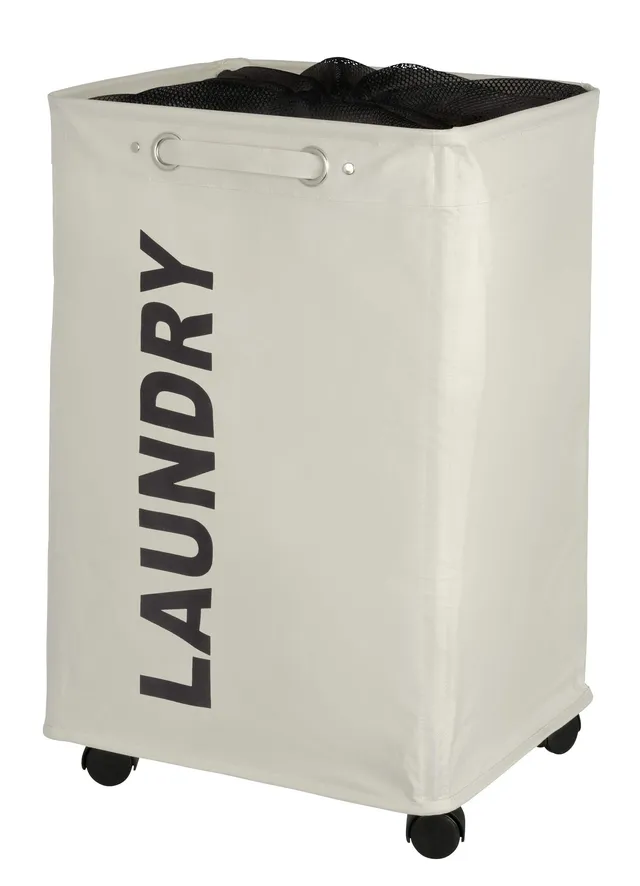 Curver Quadro portabiancheria beige 79 l con ruote