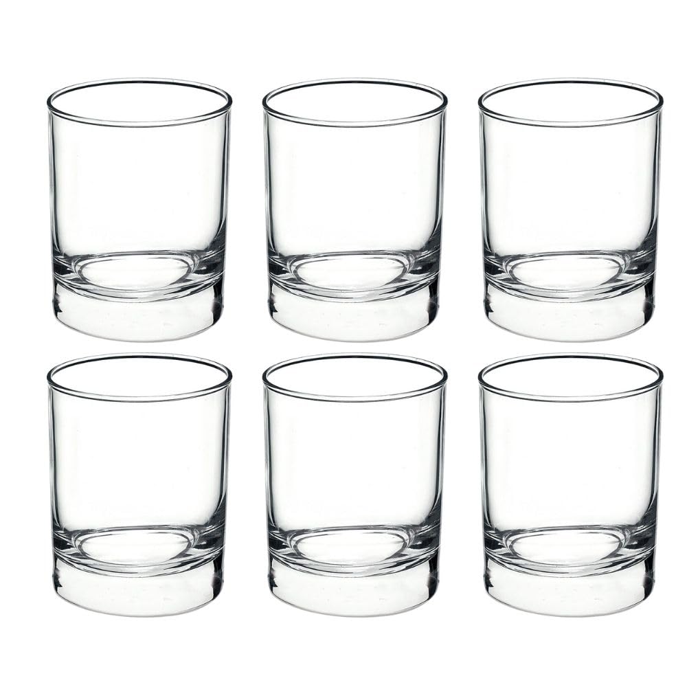 Cecaro Group Set 6 Bicchieri Acqua Vetro 275 ml Trasparenti