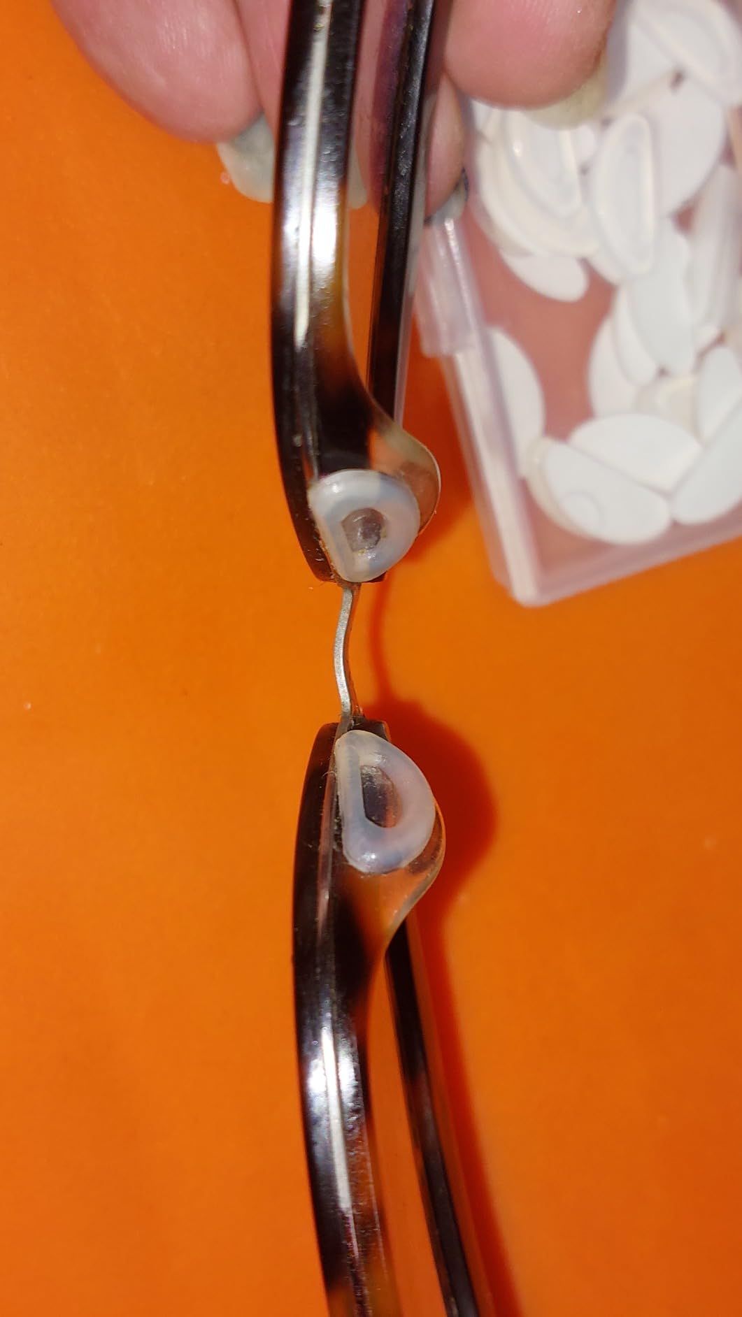 Quelcc Naselli Occhiali Silicone Trasparenti 20 Paia