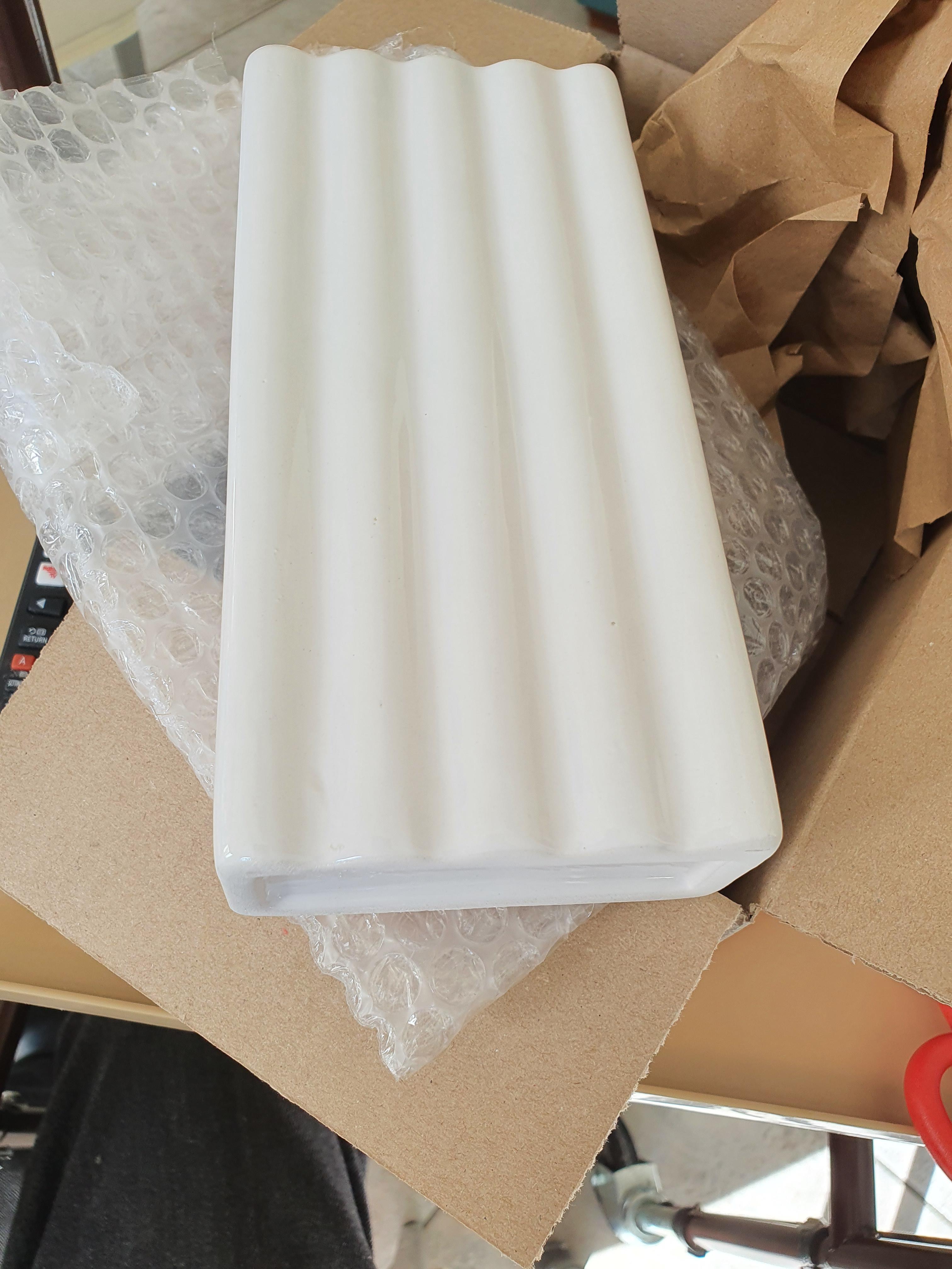 Wenko Linee umidificatore termosifone ceramica bianco 19 cm