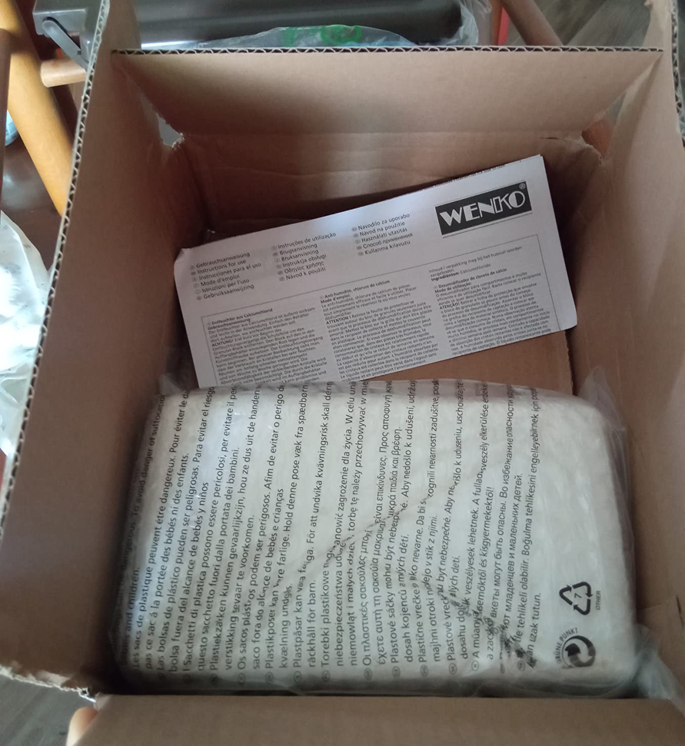 Wenko Killer Umidità ricarica deumidificatore 2x2 kg