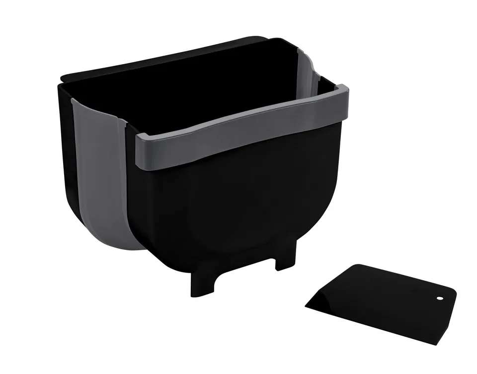 Wenko Fago pattumiera sportello 5 litri nero