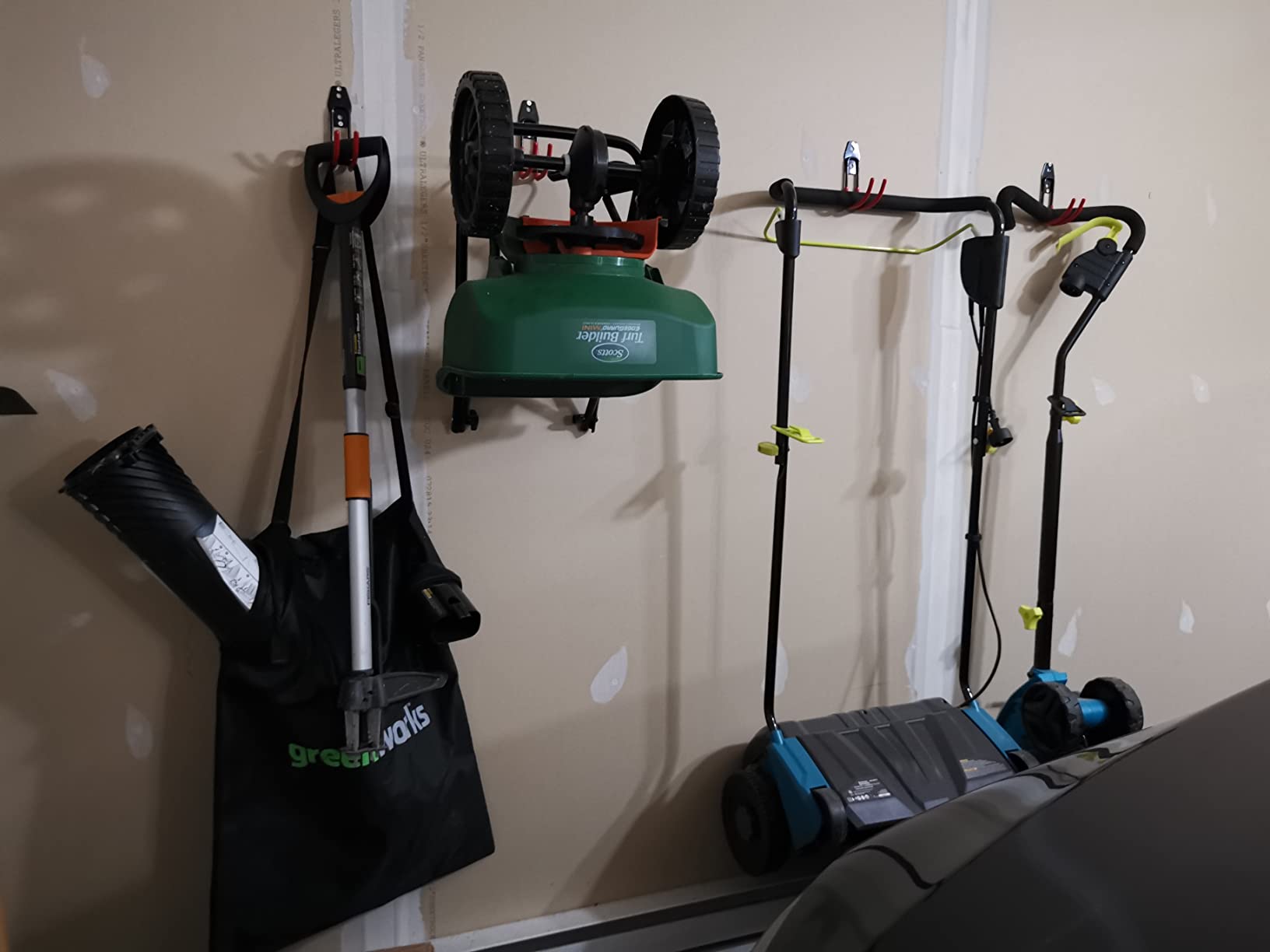 3-H ganci da garage 10 pezzi acciaio 42 kg