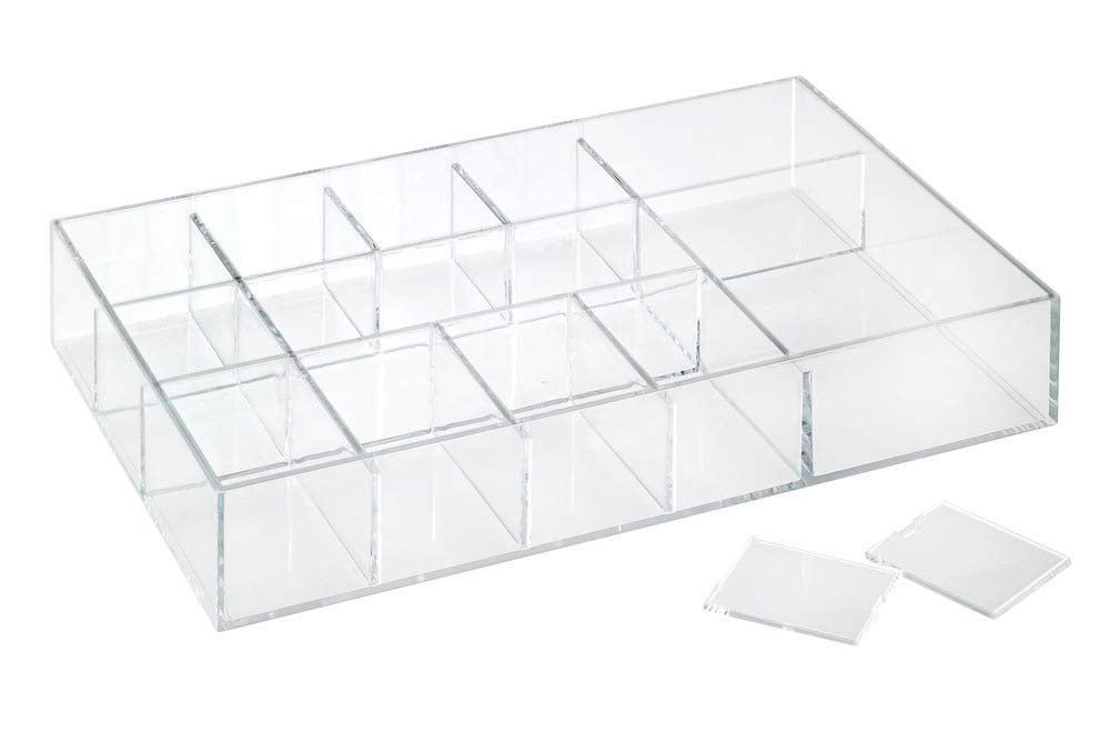 Wenko organizer cosmetici trasparente 16 scomparti