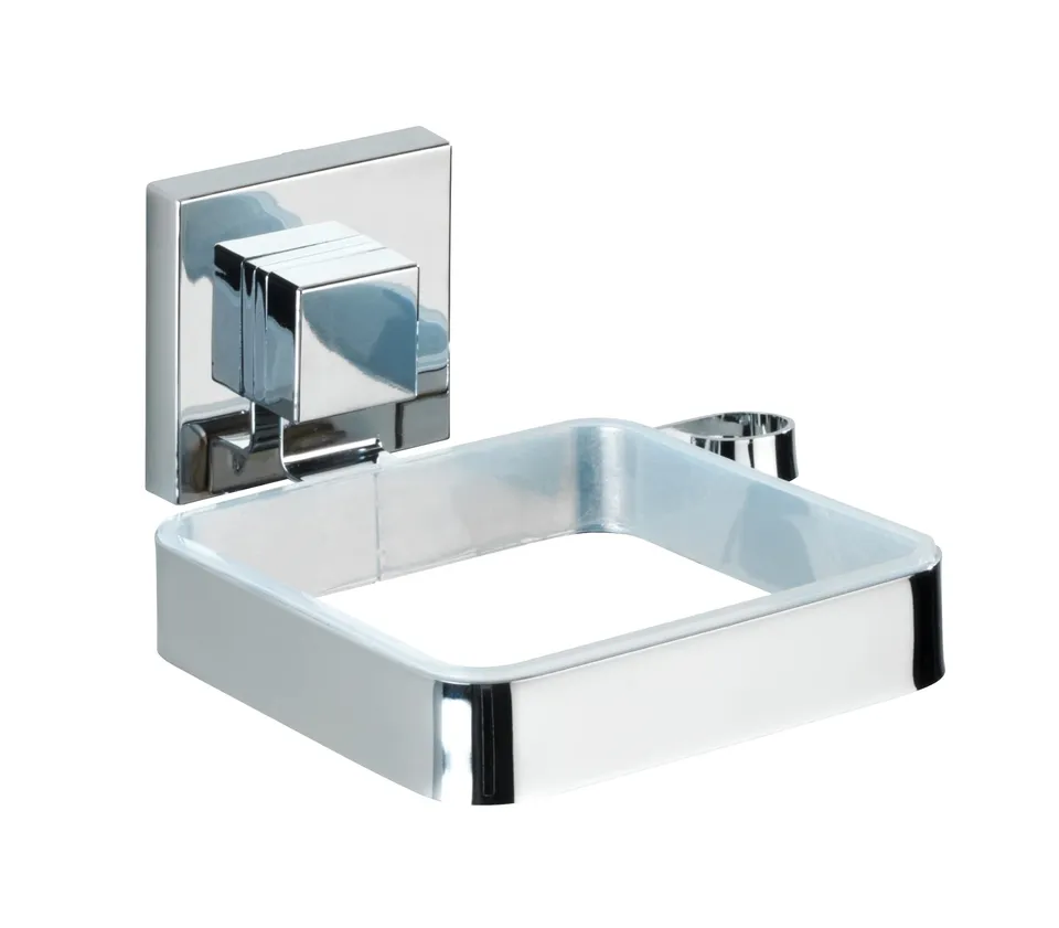 Wenko Vacuum-Loc Quadro portaphon acciaio inox senza forare