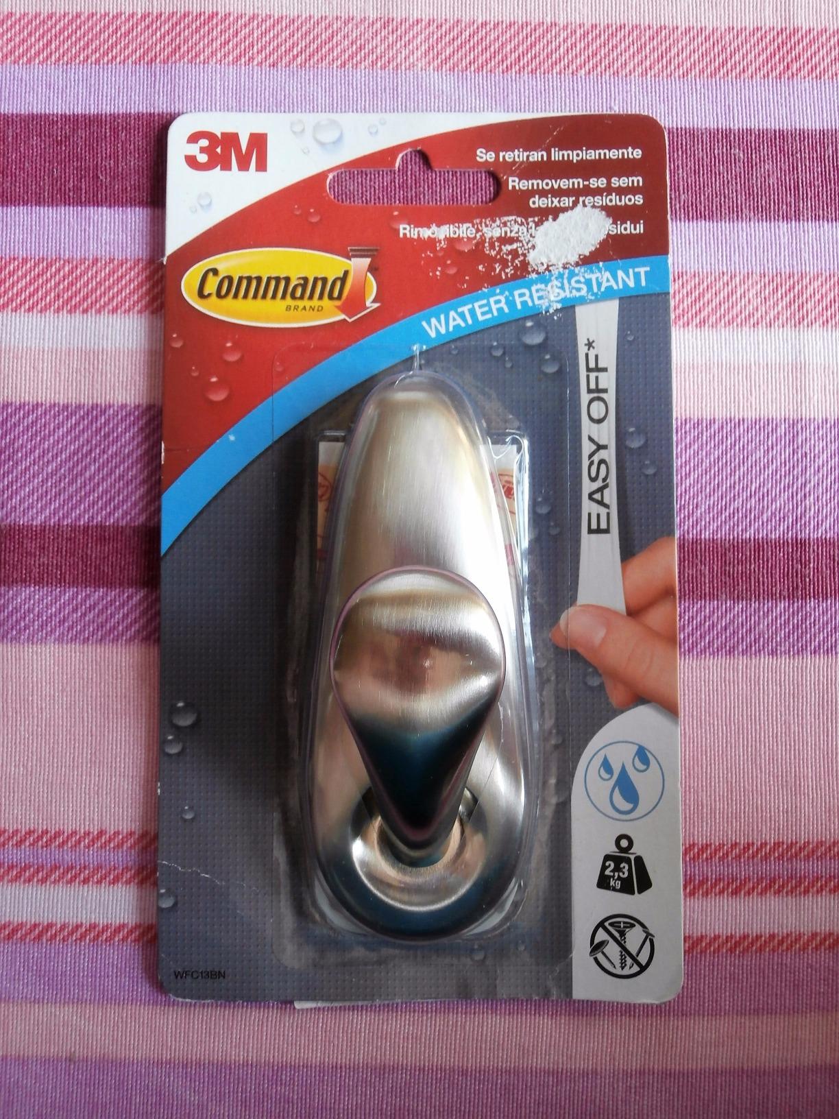 Command 16804 Gancio Adesivo L Argento 2,3kg 1 Pezzo