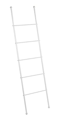 Wenko Viva scala portasciugamani bianca 43x156,5x3,5 cm acciaio