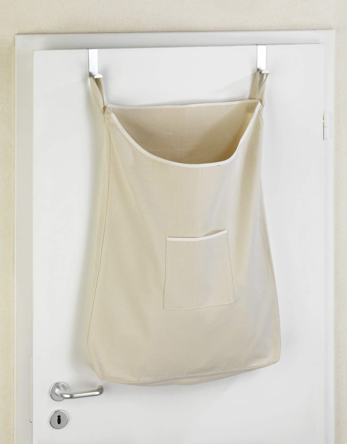 Wenko Canguro 62107100 Cesto Portabiancheria Beige 65 L Cotone