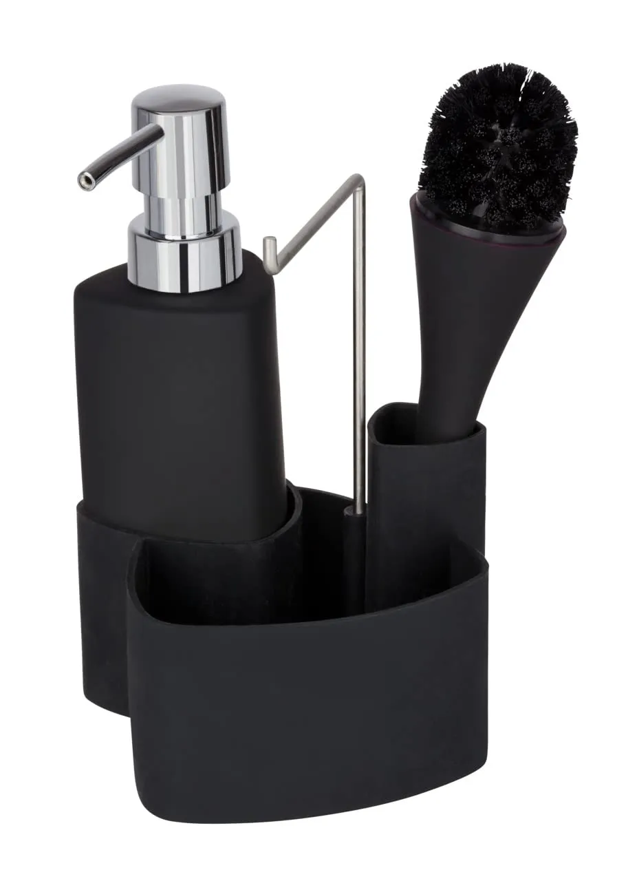 Wenko Empire Set Lavapiatti Ceramica Nero 0,25 l