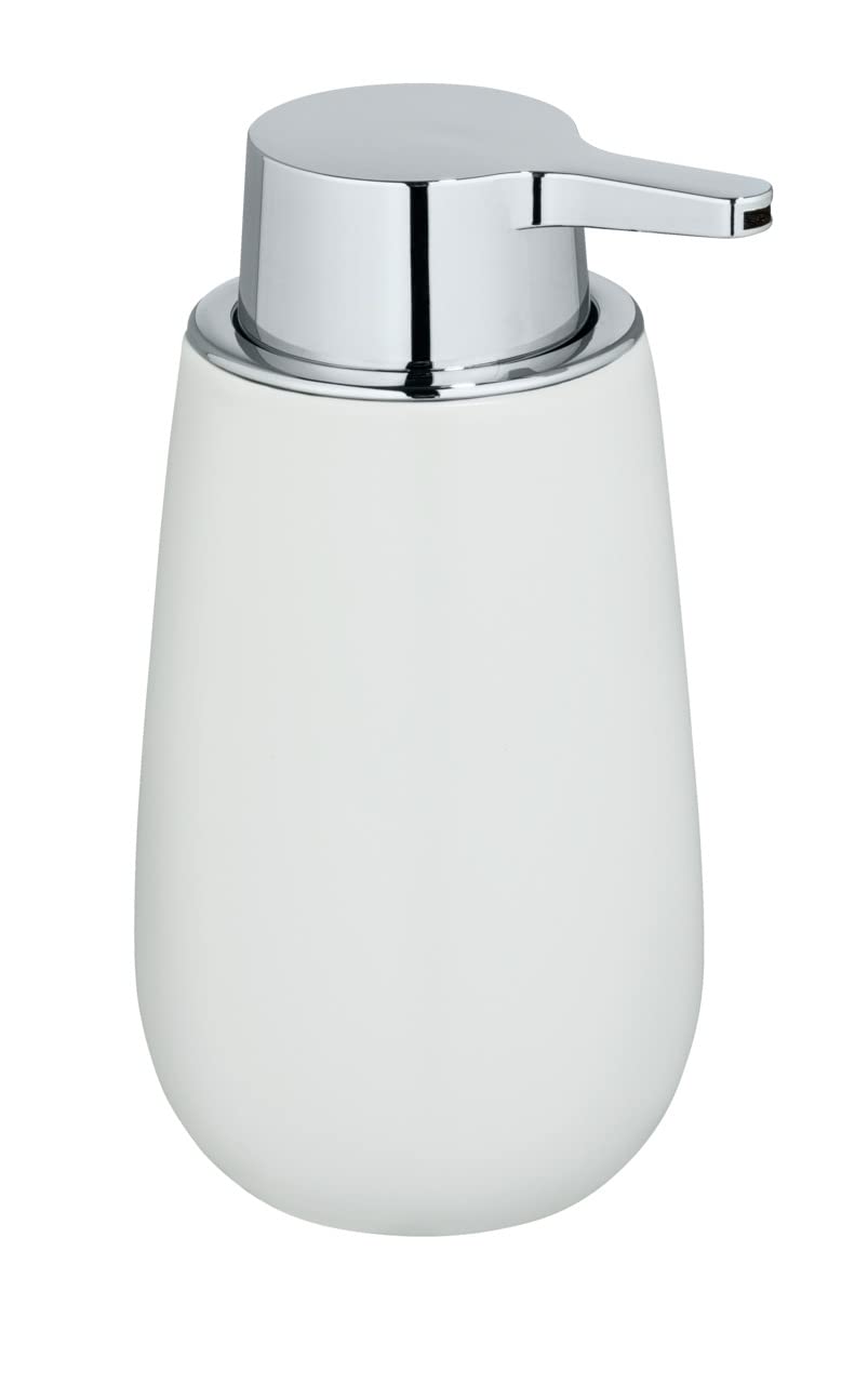 WENKO Badi dispenser sapone ceramica bianco 320 ml