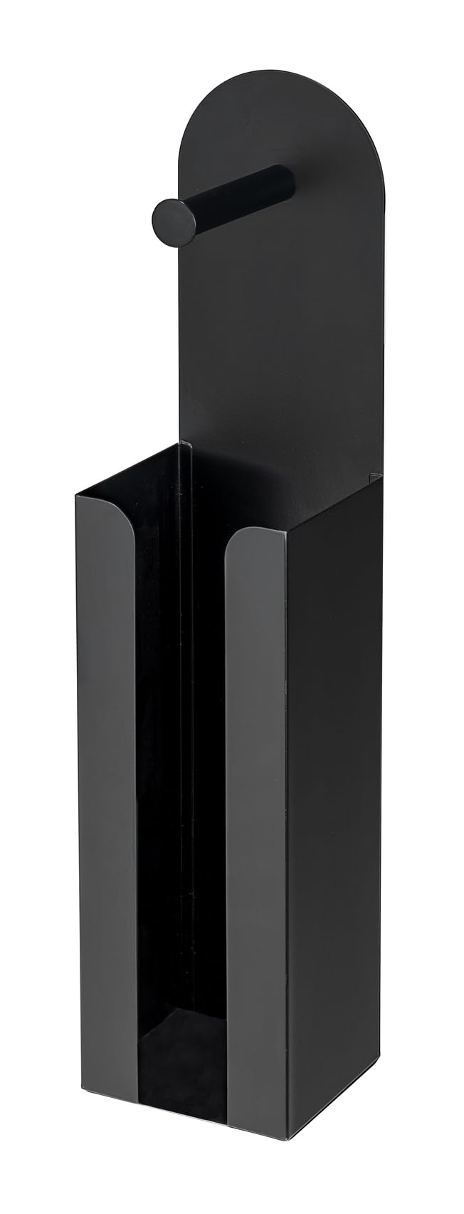 Wenko Agira Portacarta 2in1 Nero 12x54 cm