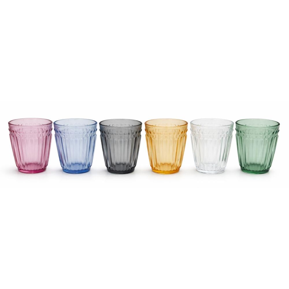 Cecaro Group Tulipano Miriam Set 6 bicchieri 280 ml colorati