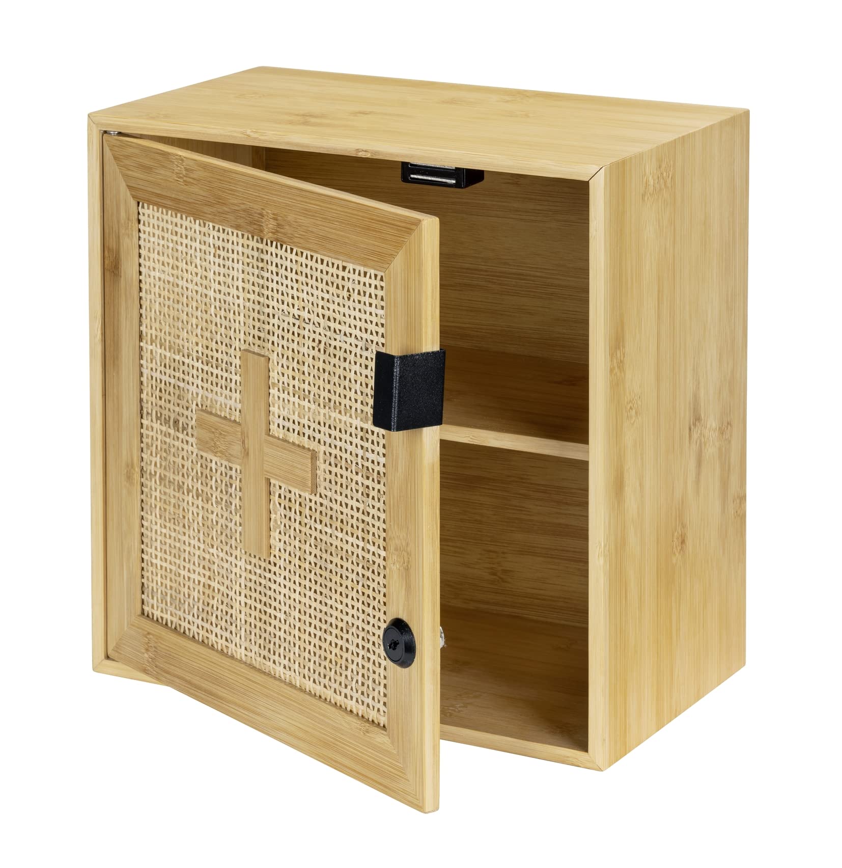 Wenko Allegre Armadietto Medicinali Bambù Naturale 30x30x17,8 cm