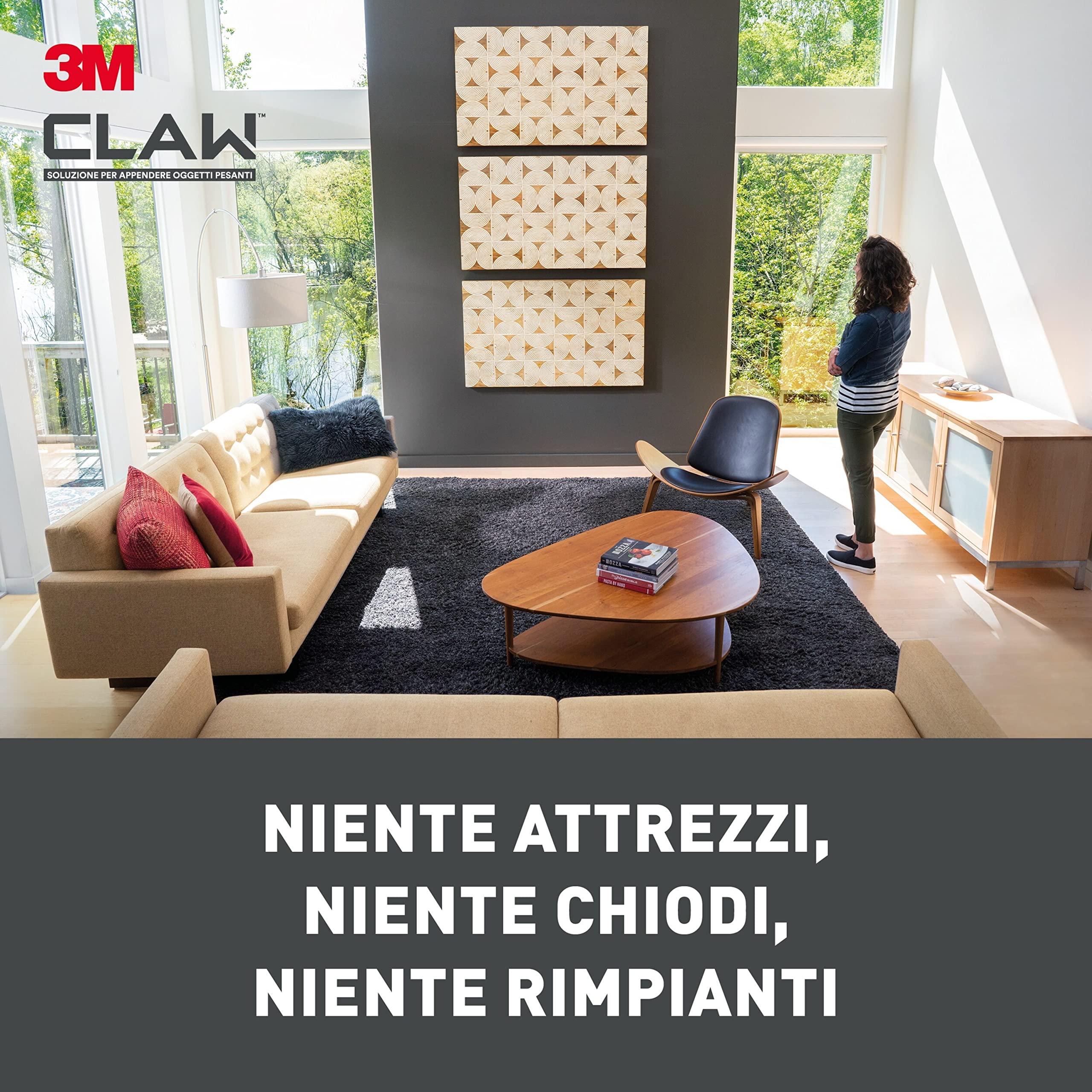 Command Claw 20 kg ganci appendiquadri 4 pz per cartongesso