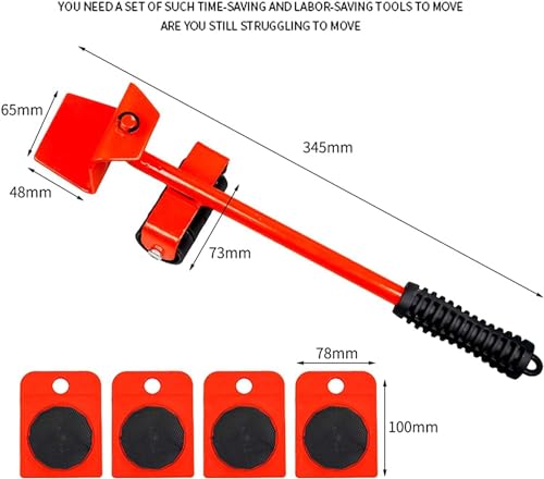Cecaro Group kit spostamento mobili 150 kg antiscivolo