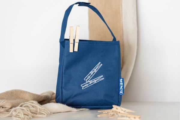 Wenko Cestino per Mollette Blu in Poliestere