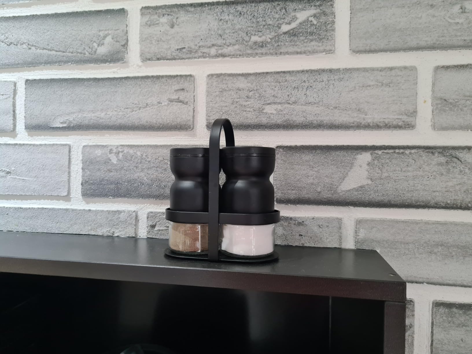 Wenko Black Outdoor Kitchen Melli spargispezie nero 3 pezzi